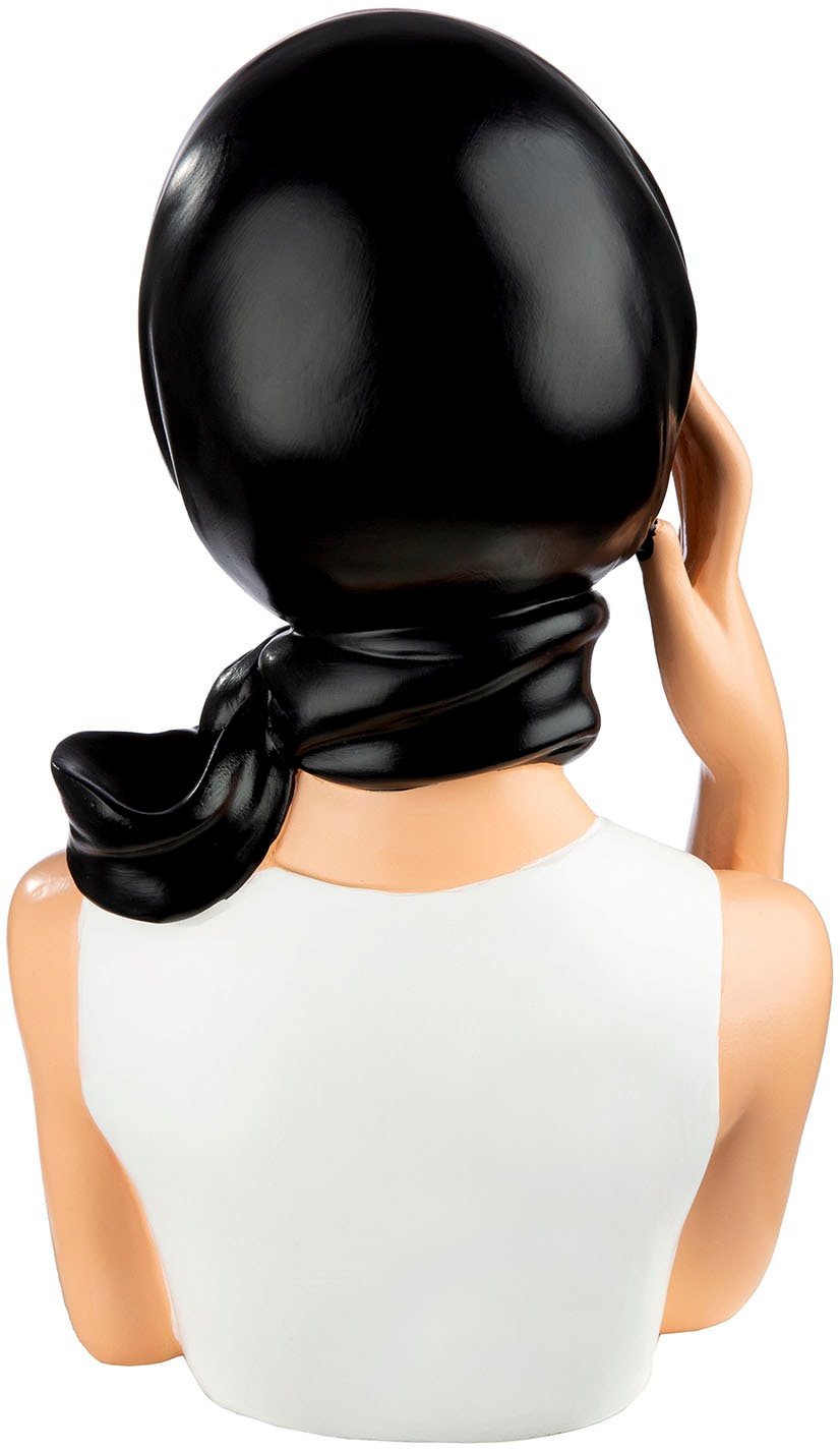 GILDE Figurine de décoration »Figur Frau Lady Audrey schwarz; weiss H. 27,5 cm«