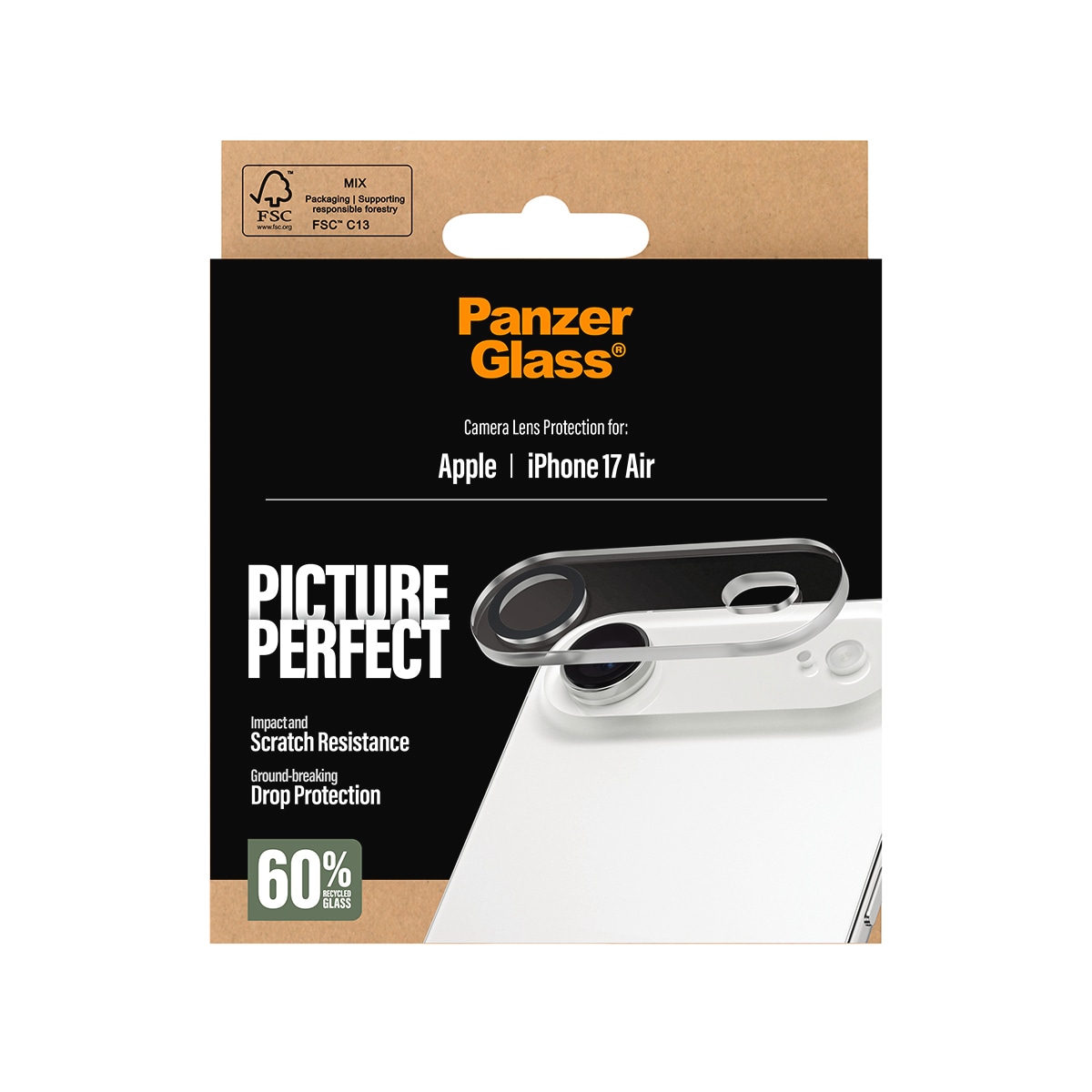CARE by PanzerGlass Verre de protection pour appareil photo »PicturePerfect Camera Lens Protector« für Apple iPhone Air Kameraschutz,Linsenschutz,Objektivschutz, kratz- & stossfest