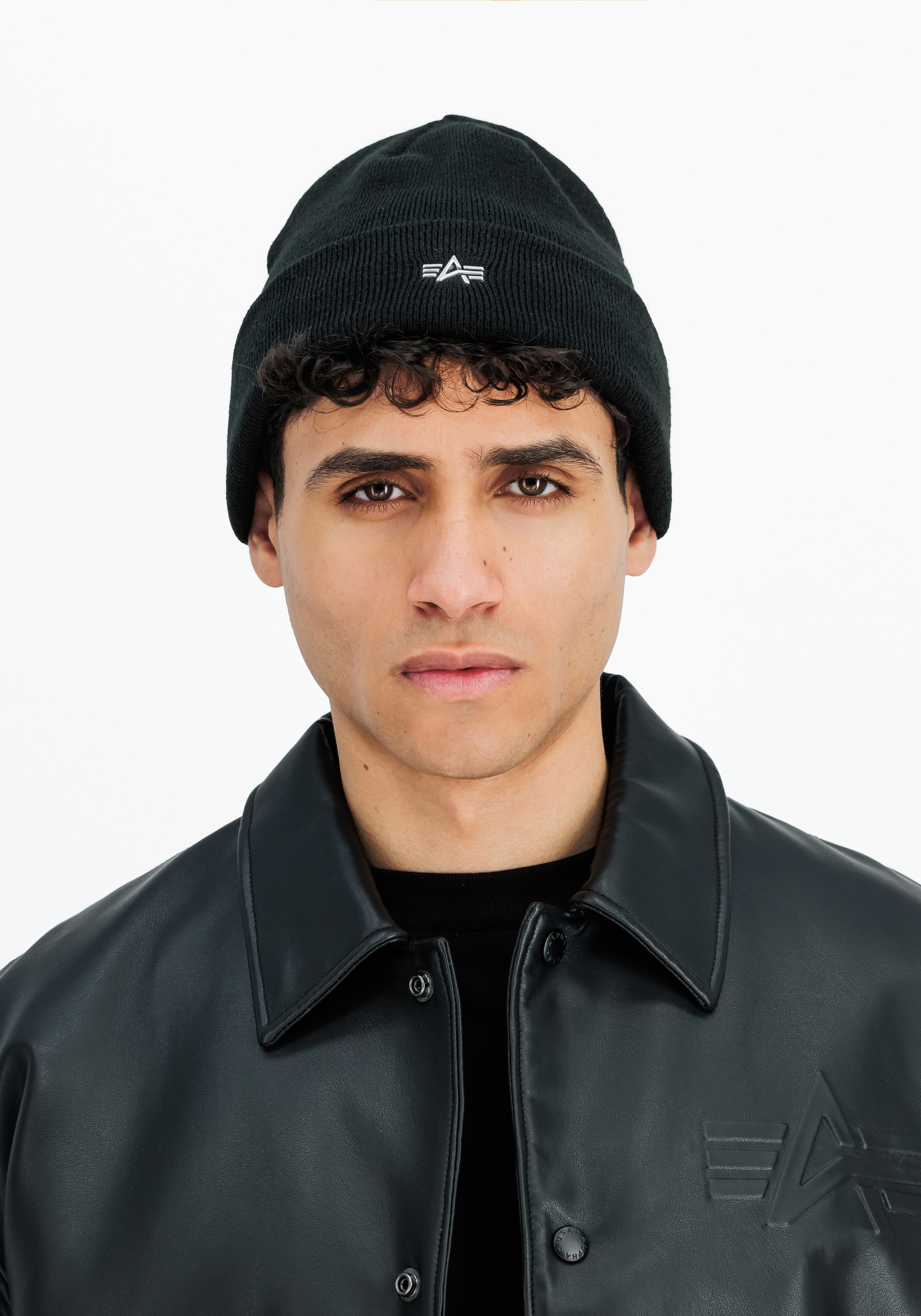 Alpha Industries Bonnet de ski »Metal Logo Beanie«