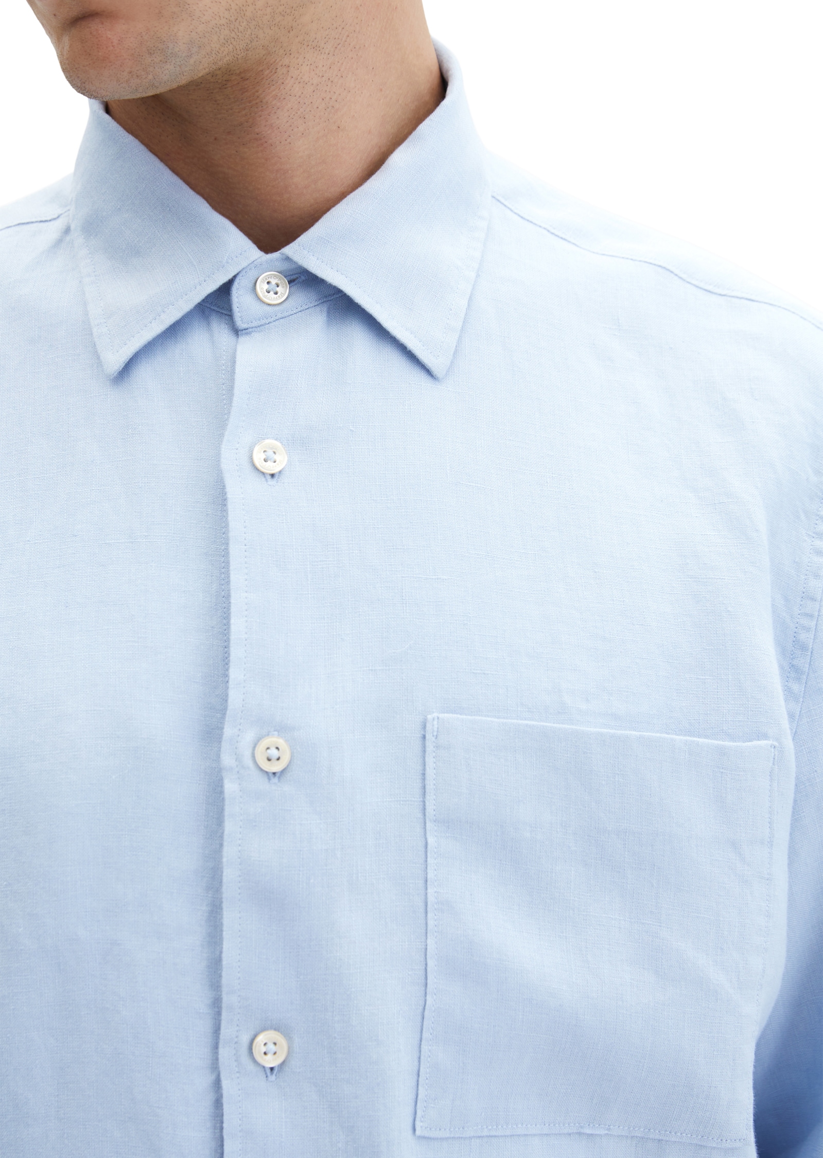 Marc O'Polo Chemise en lin im klassisch cleanen Look