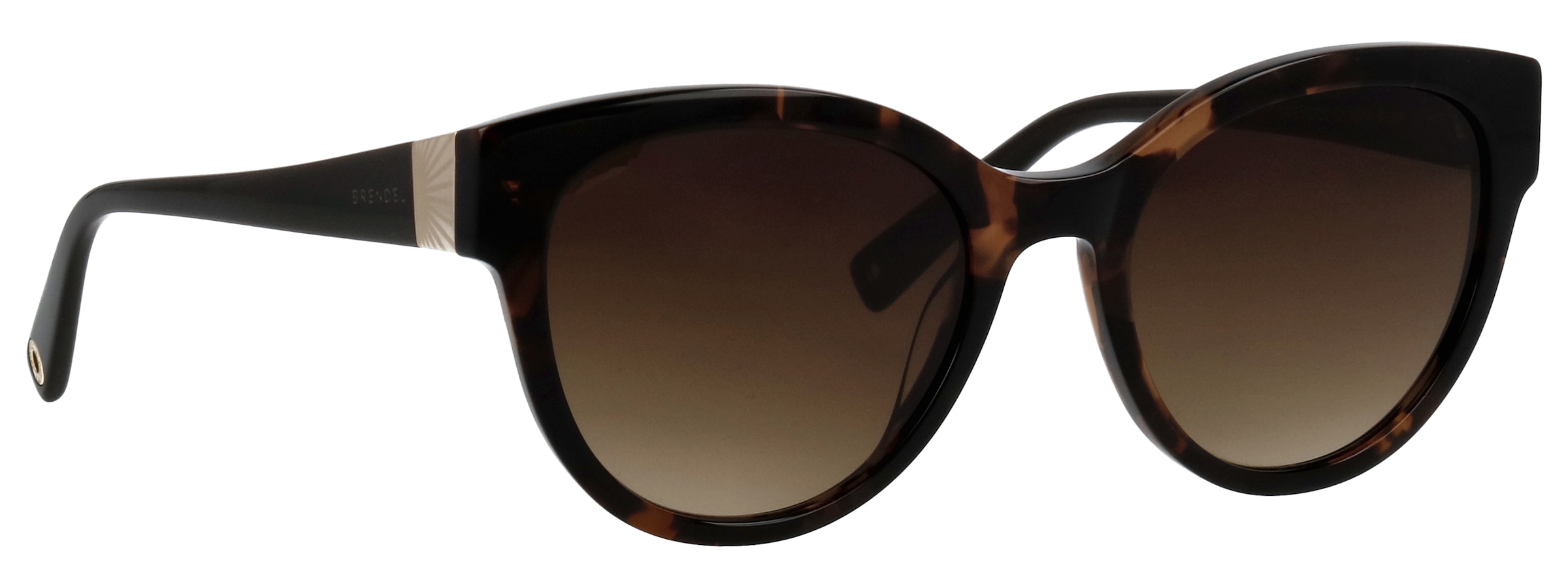 BRENDEL eyewear Lunettes de soleil »Modell 906209« Form Panto, Logoschriftzug auf Bügel, Kunststofffassung