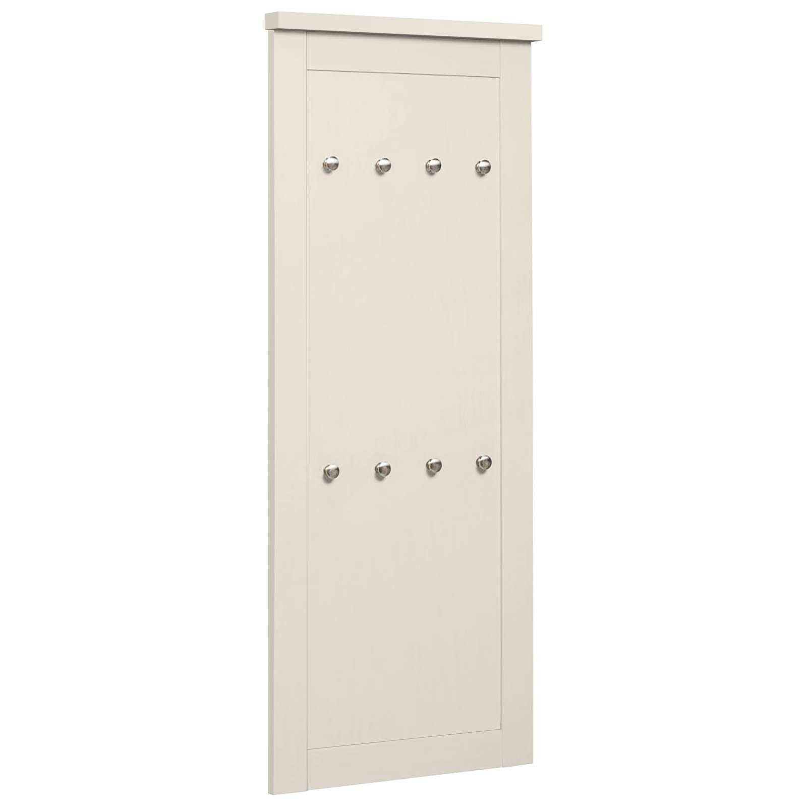 GOODproduct Panneau de vestiaire »Heide« avec 8 crochets, hauteur 120 cm, largeur 50 cm