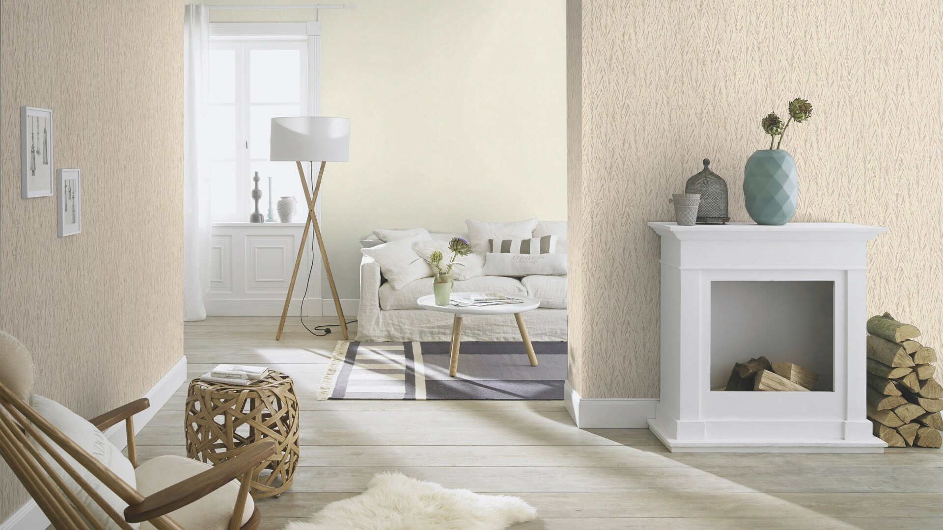 Rasch Vliestapete »Composition« mit Blättern