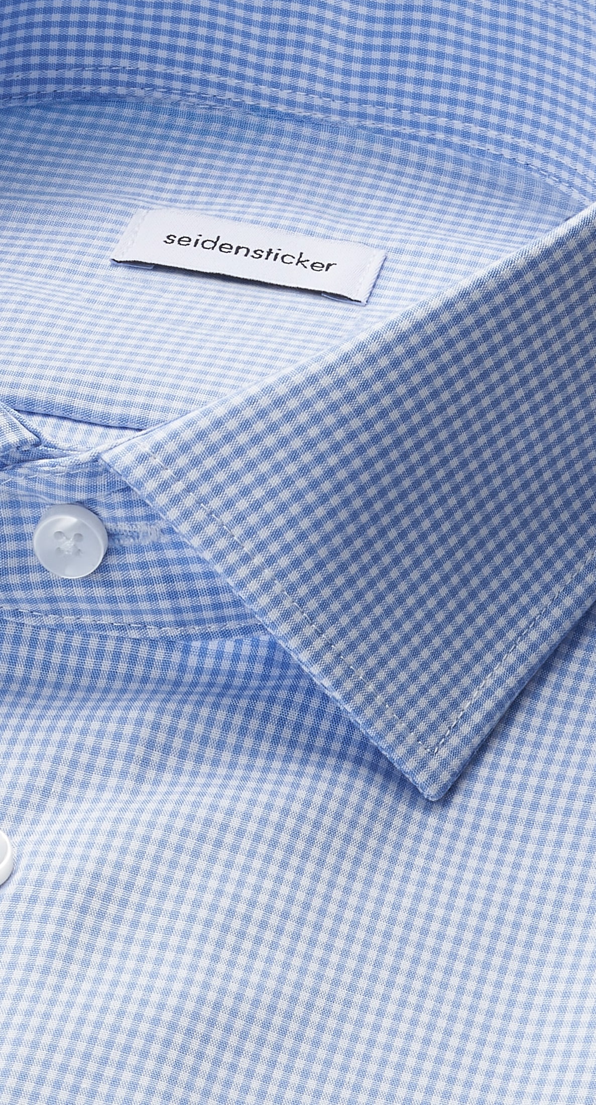 seidensticker Chemise d'affaires »Schwarze Rose« Slim 1/1 Kentkragen Karo