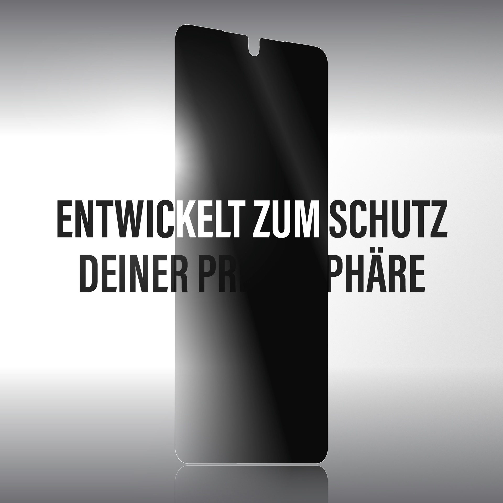 CARE by PanzerGlass Displayschutzglas »2-Way Privacy Screen Protector« für Samsung Galaxy S26+ Displayschutzfolie, Schutzfolie, Bildschirmschutz, kratz- & stossfest