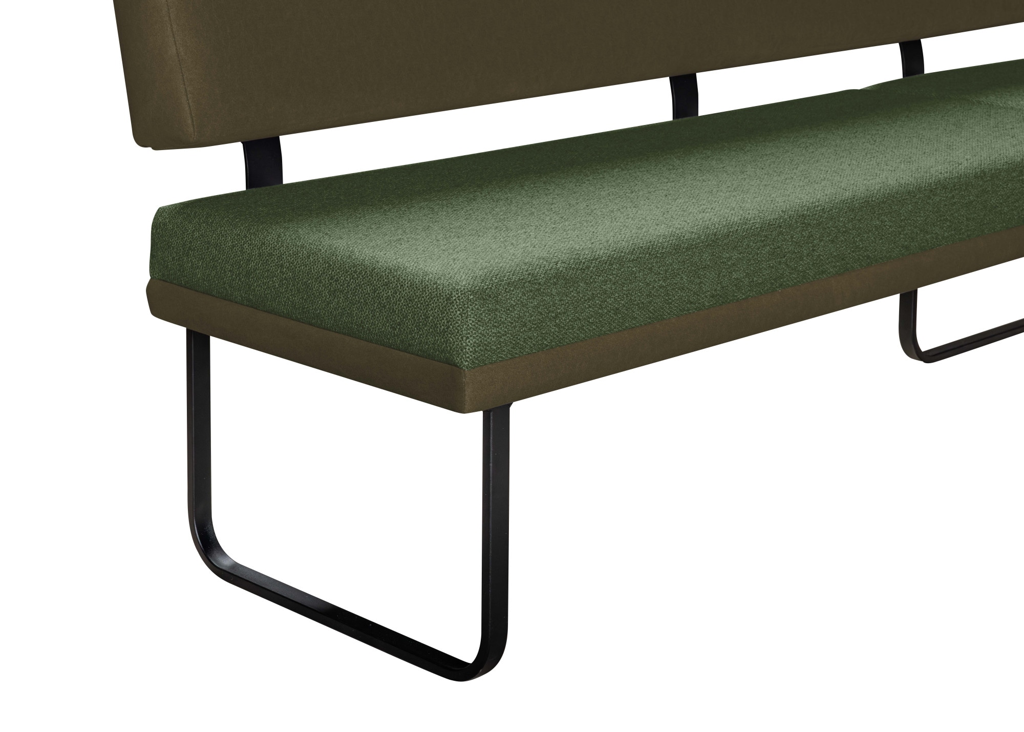 GOODproduct Eckbankgruppe »Gabi Essecke, Sitzgruppe, Eckbankgruppe, Küchenbankgruppe« Set, 4tlg, 4 tlg. tlg. Gestell aus matt-schwarzem Flachmetall, stabil, 2-Stoff-Design