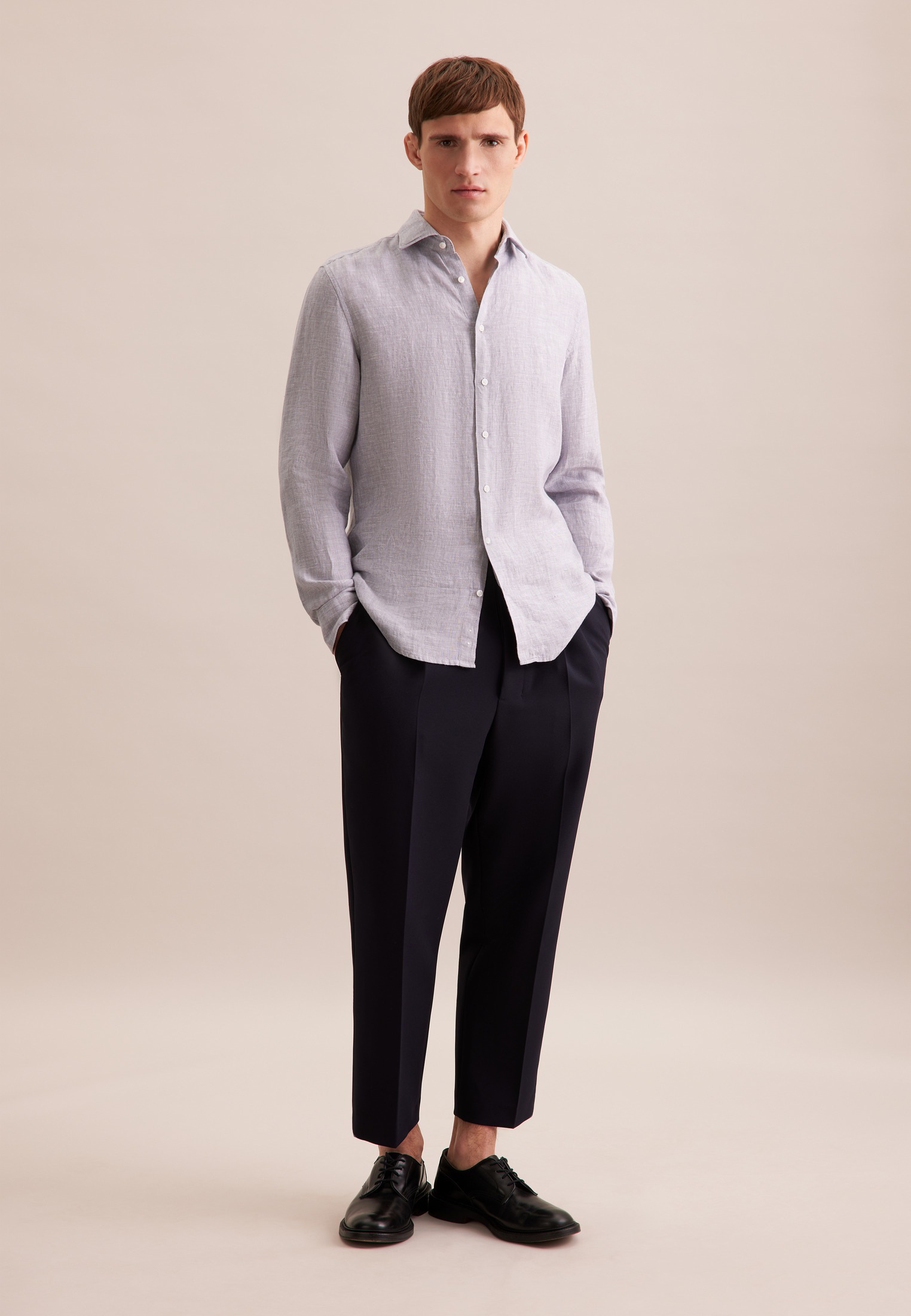 seidensticker Businesshemd »Slim« Slim 1/1 Kentkragen Uni