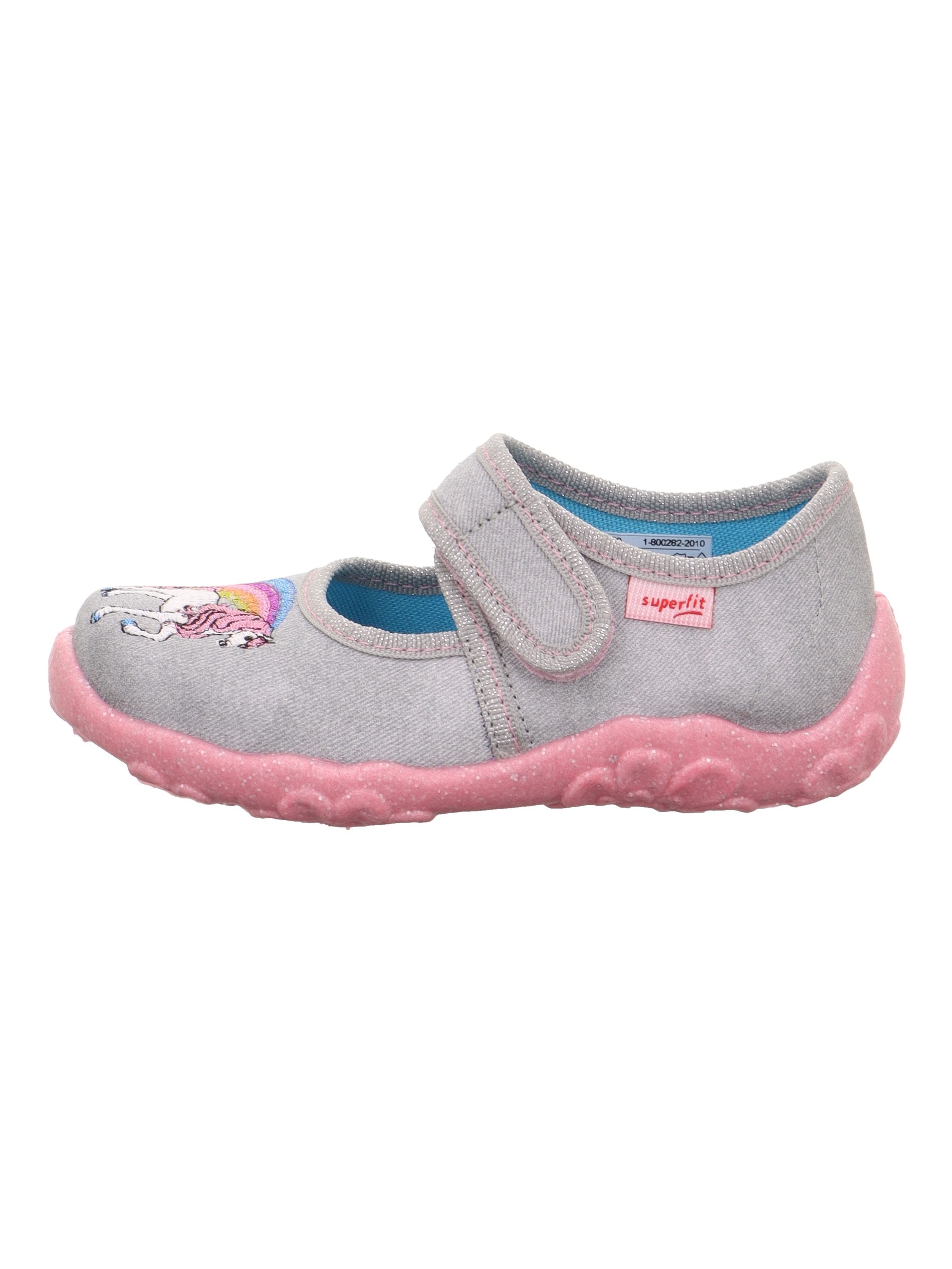Superfit Chausson »BONNY WMS: mittel«  Chaussure à scratch avec motif licorne, gabarit de taille à télécharger