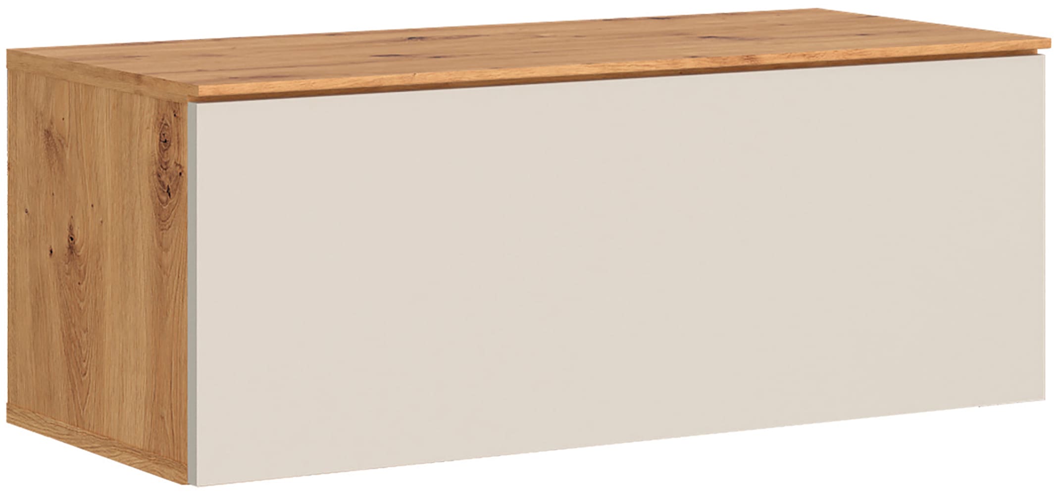 GOODproduct Table basse »kompakt, mit überraschend viel Stauraum, 1 Klappe« suspendu ou debout, sans poignée, moderne, largeur 80 cm