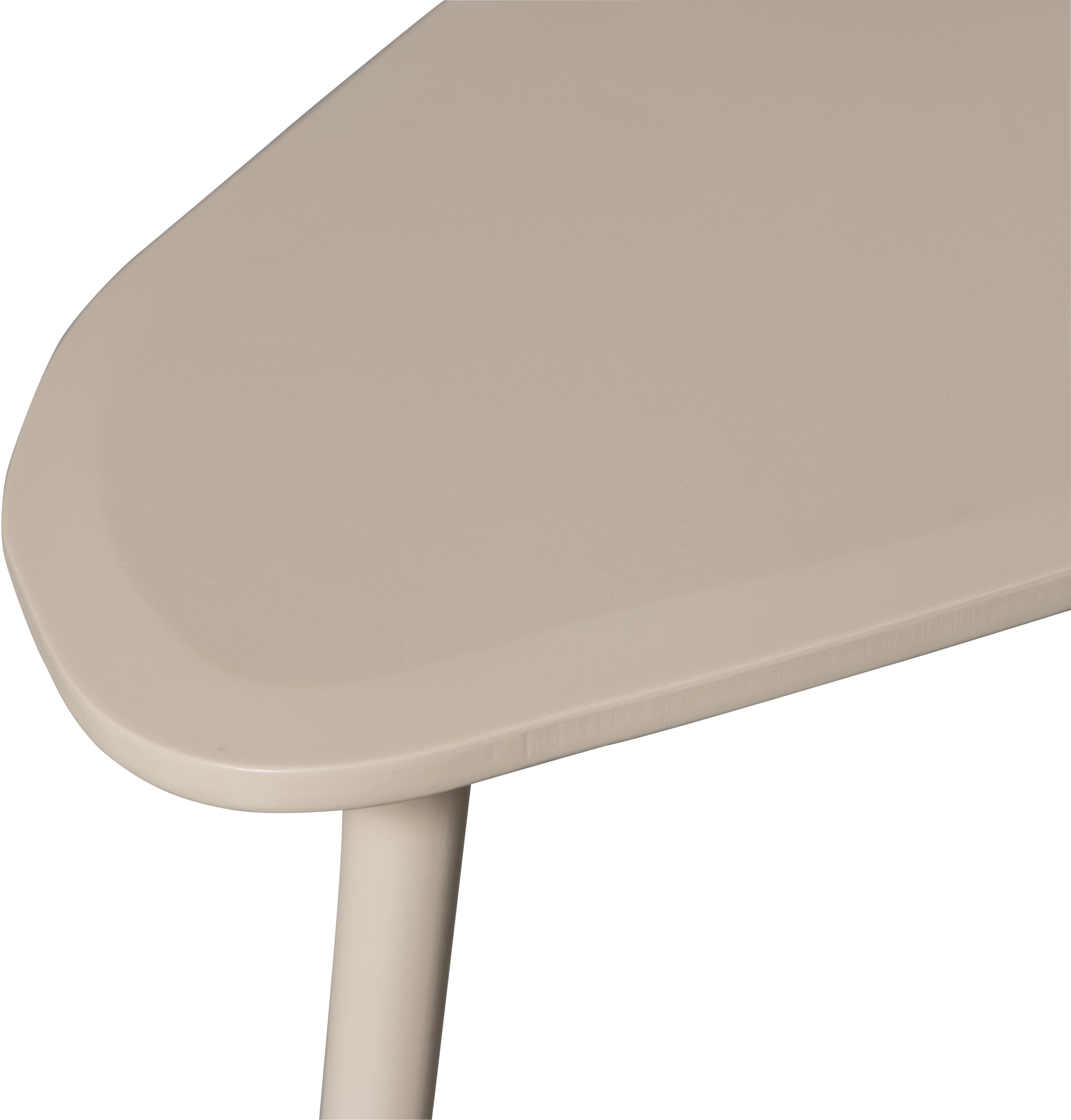 WOOOD Table d'appoint »Davina von MDF mit organischer Tischplatte B 90 x T 50 x H 40 cm« Ensemble, 2 cuis tlg. lot de 2, capacité de charge 5 kg chacun, combinaison pieds/table librement choisissable