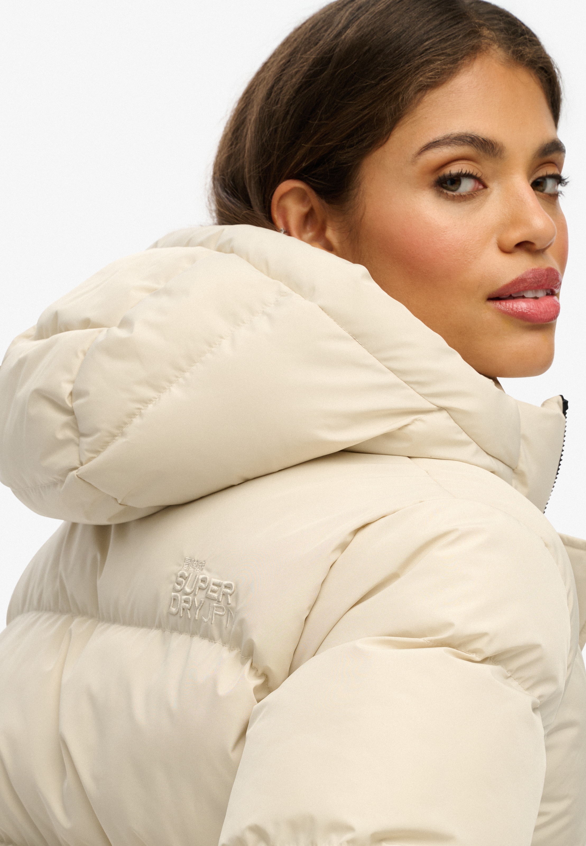 Superdry Steppjacke »HOODED 5 BAFFLE SPORTS PUFFER« mit Kapuze
