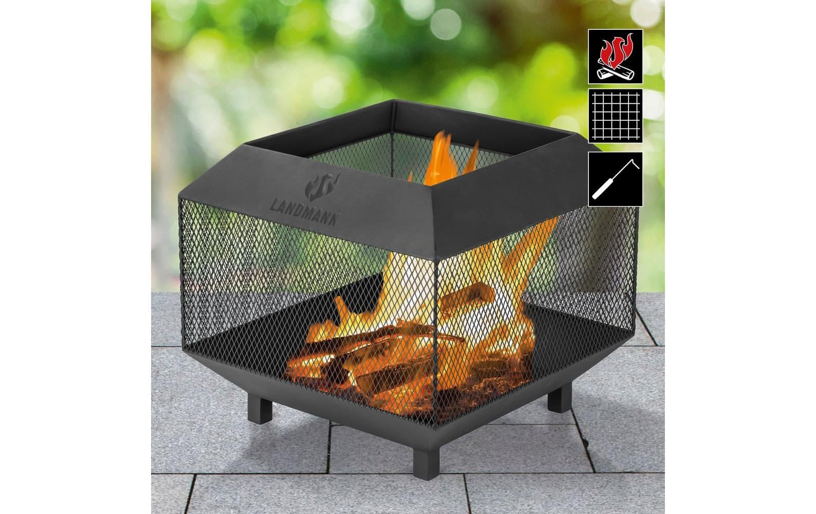 LANDMANN Feuerkorb »44 x 44 cm, Heizstrahler«