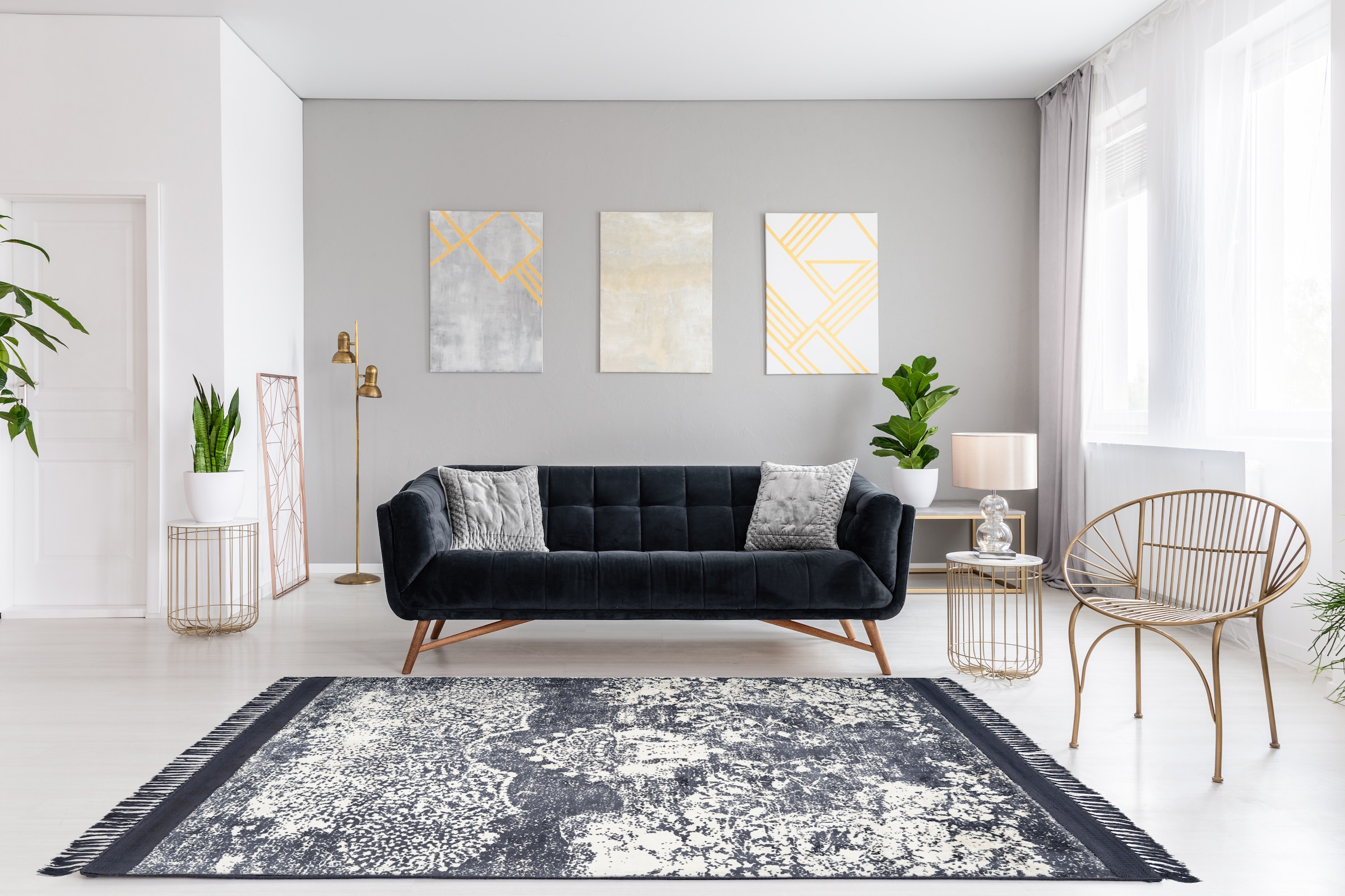 Padiro Tapis »Dolce Vita 125« Rectangulaire 10 mm Höhe Effet délavé tendance, design oriental