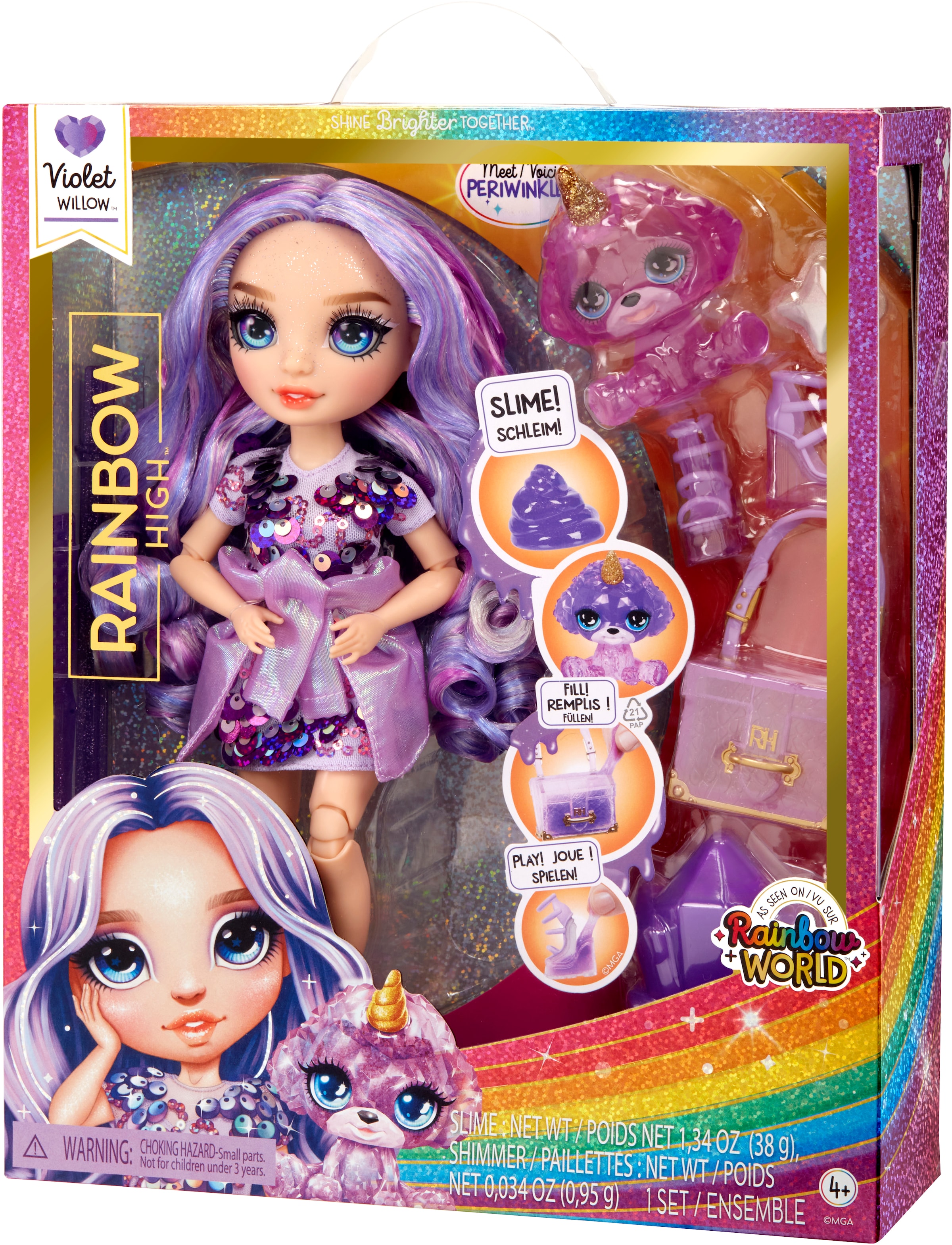 RAINBOW HIGH Poupée à habiller »Classic Rainbow Fashion Doll - Violet (purple)«