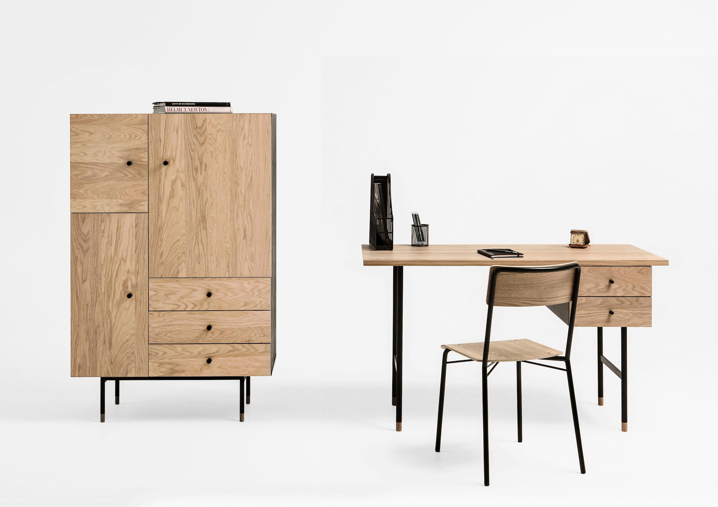 Woodman Bureau »Jugend« Schubladen mit Soft-Close-Funktion, Beine aus Metall, FSC®