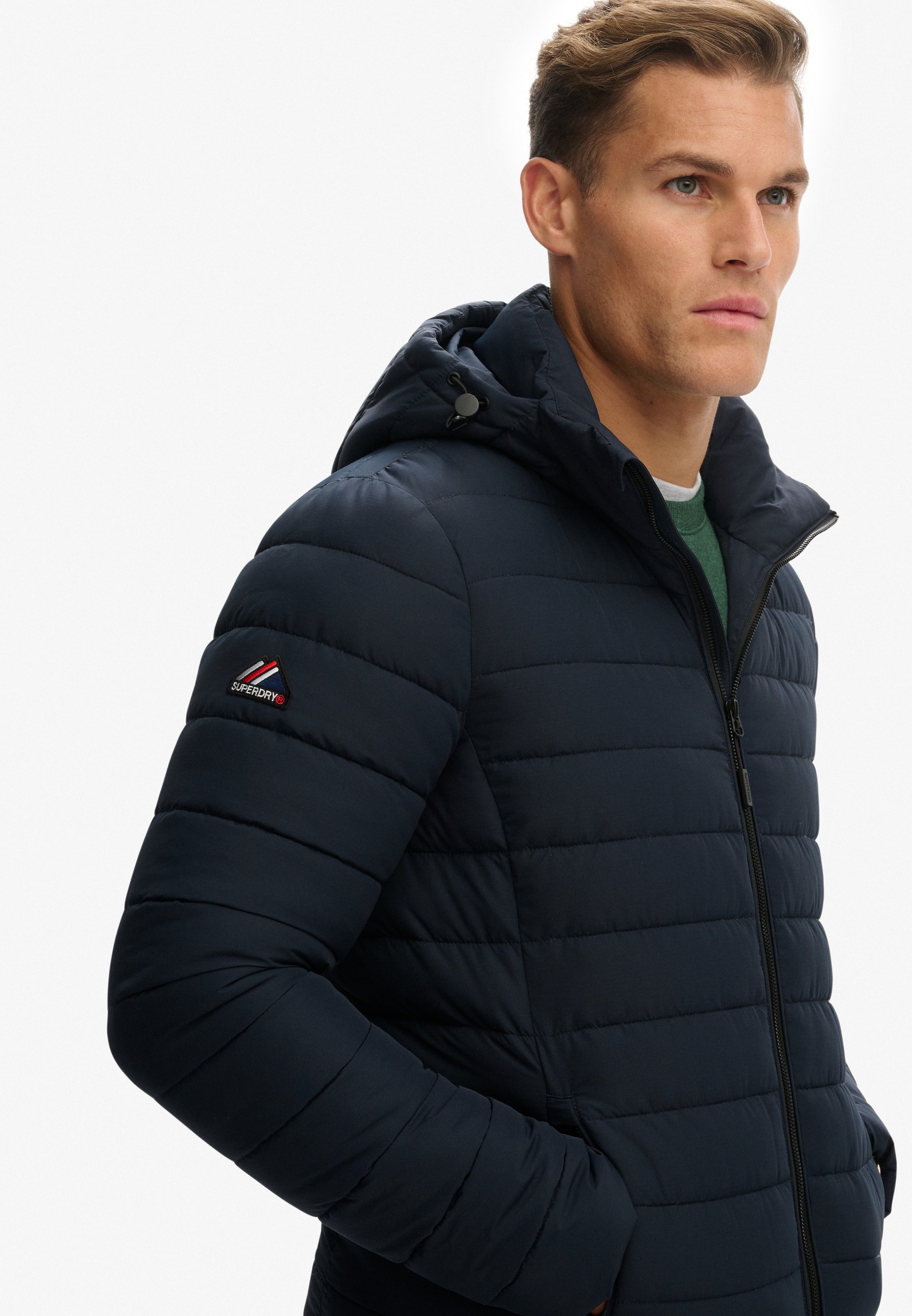 Superdry Steppjacke »HOODED FUJI JACKET« mit Kapuze Kunstfaser, regular fit