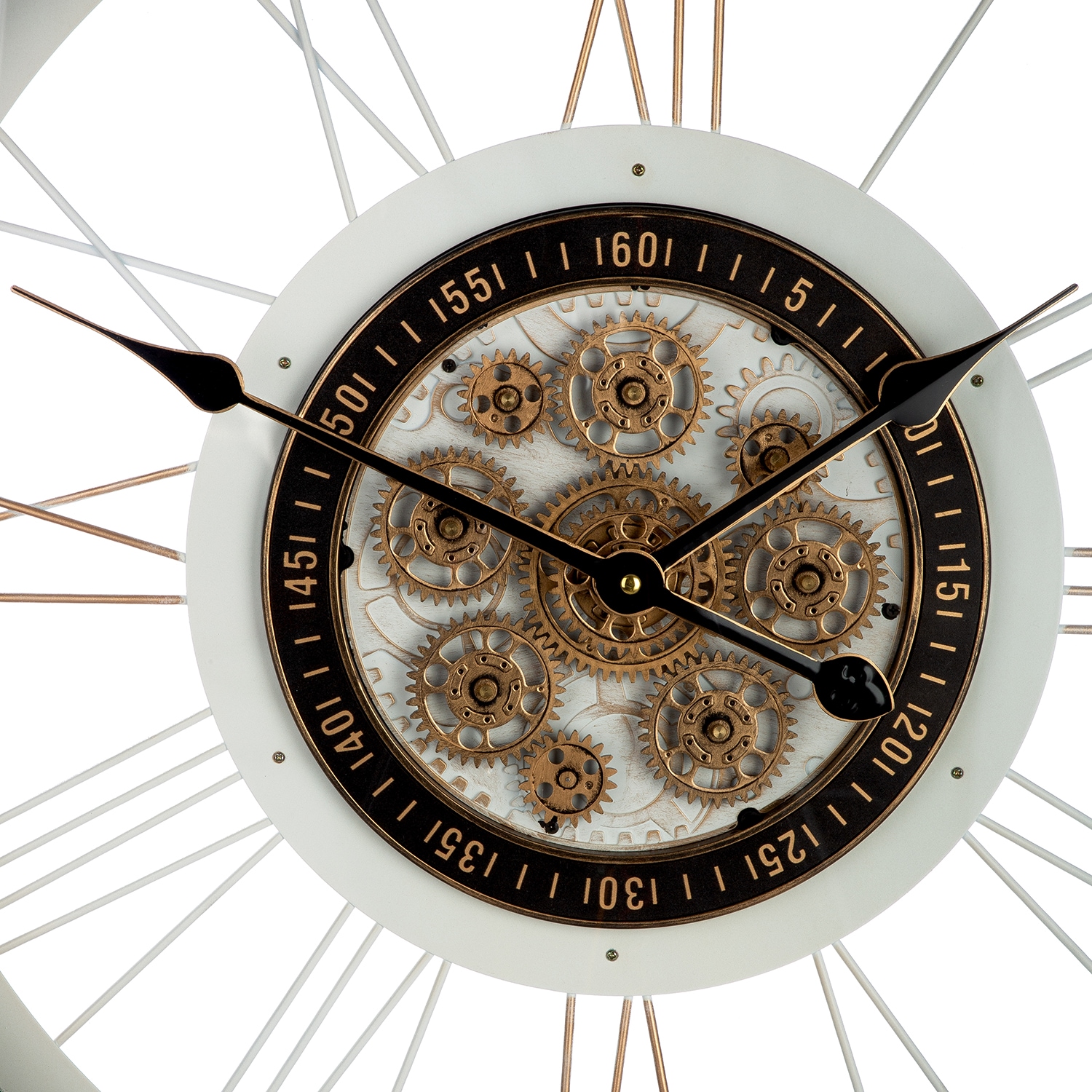 GILDE Horloge murale »Wanduhr rund Kello weiss H. 73 cm«