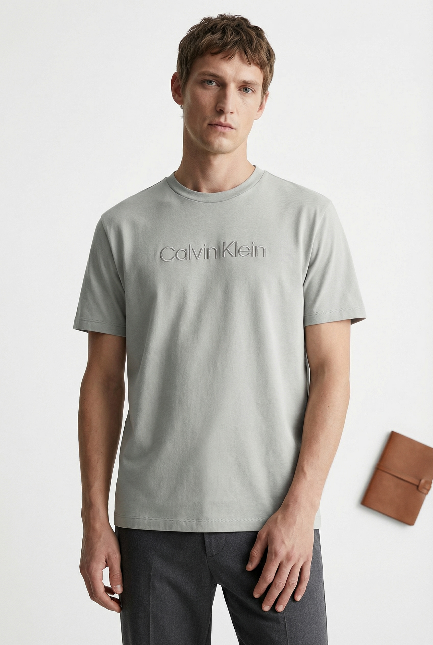 Calvin Klein T-shirt »30S EU WHOLESALE SPORTSWEAR GRAP« Regular fit mit Rundhalsausschnitt