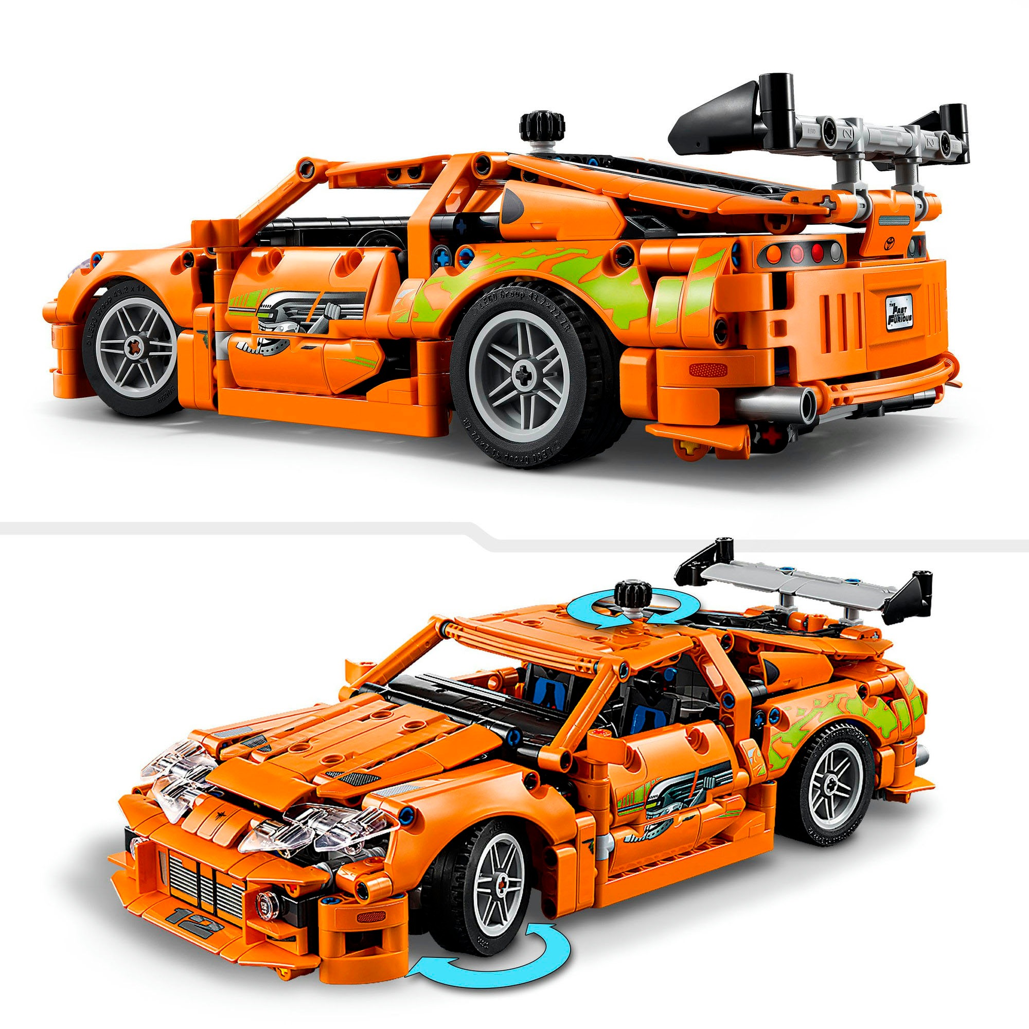 LEGO® Konstruktionsspielsteine »Fast and Furious Toyota Supra MK4 (42204), LEGO® Technic« Made in Europe
