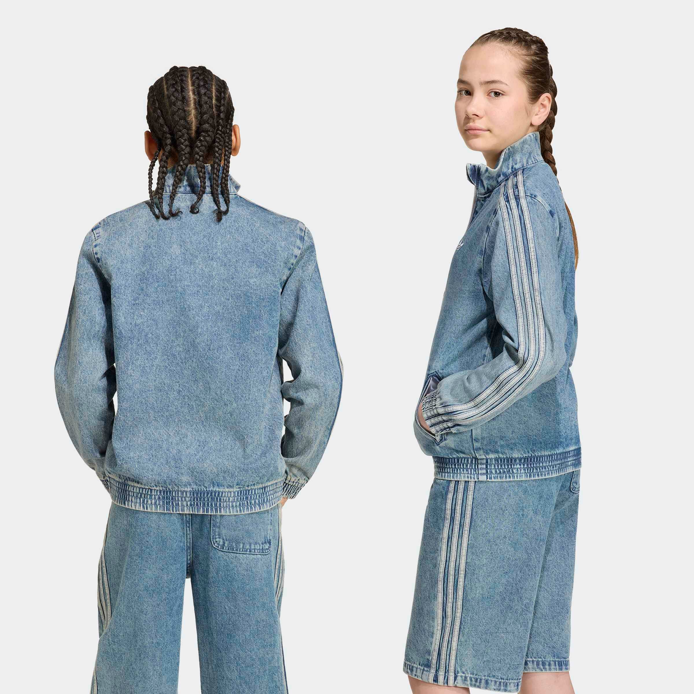 adidas Originals Veste d'extérieur »FIREBIRD ORIGINALS, DENIM, LOCKER GESCHNITTEN«