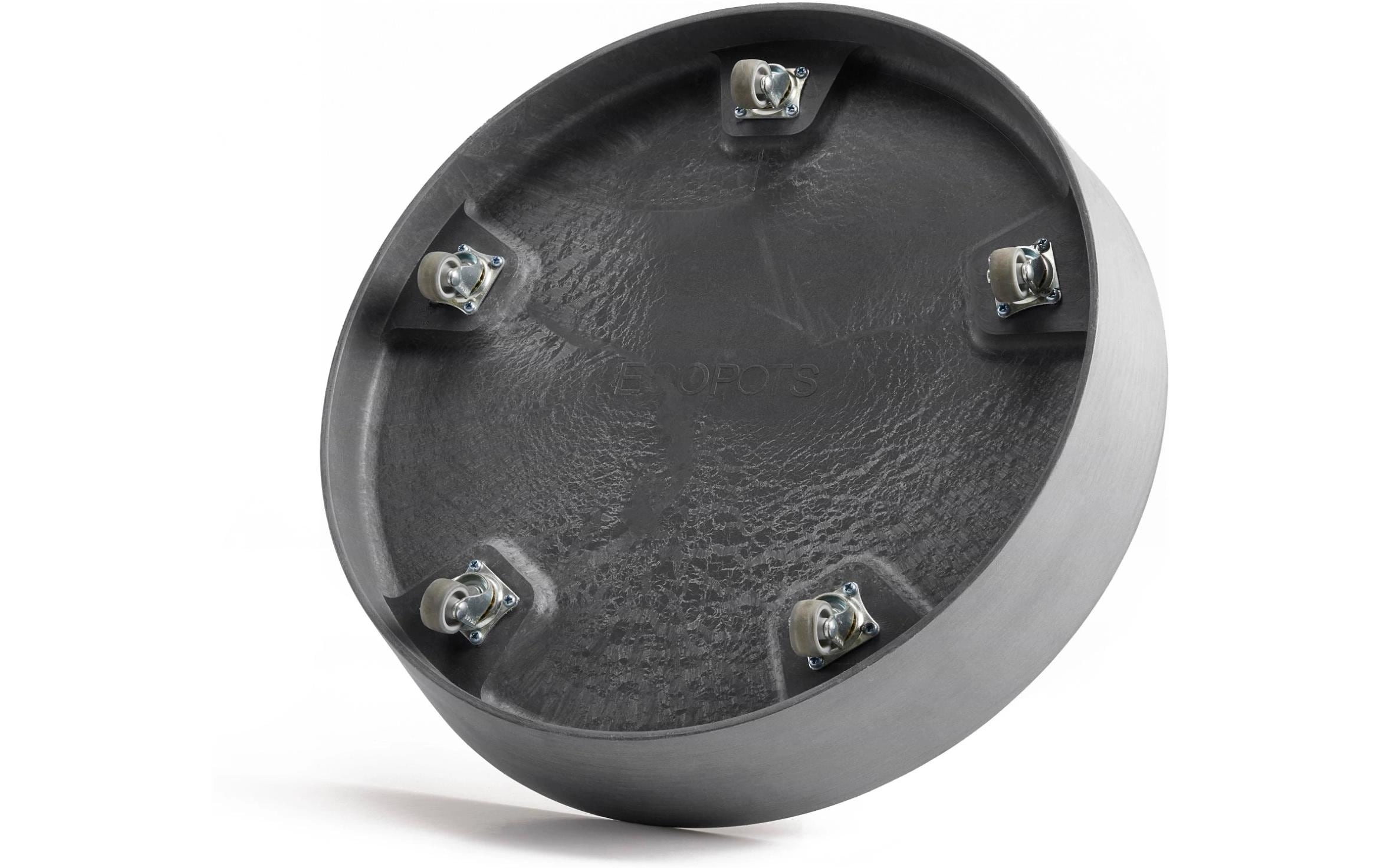 ECOPOTS Dessous de pot de fleurs »SAUCER WHEELS« BxTxH: 41,5x41,5x9 cm