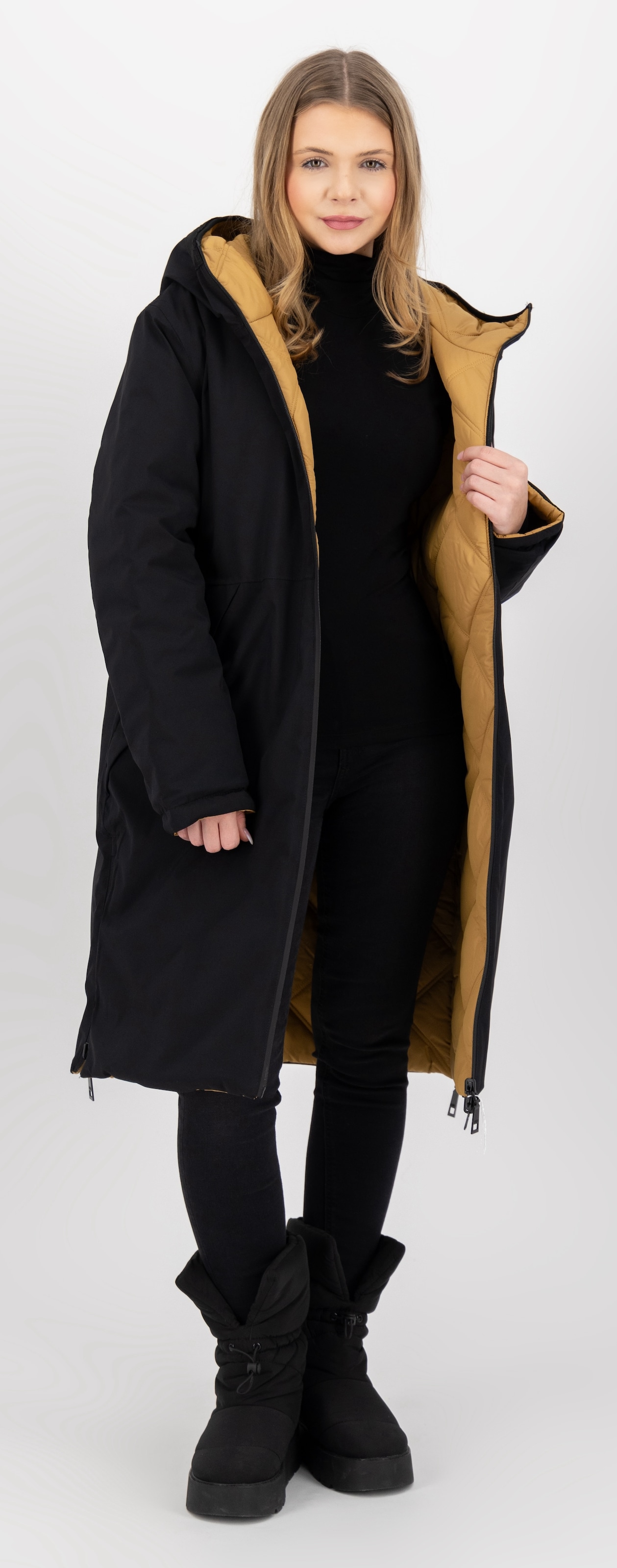 LPO Veste matelassée »NAKITA WMN Wendemantel Steppmantel« Manteau réversible