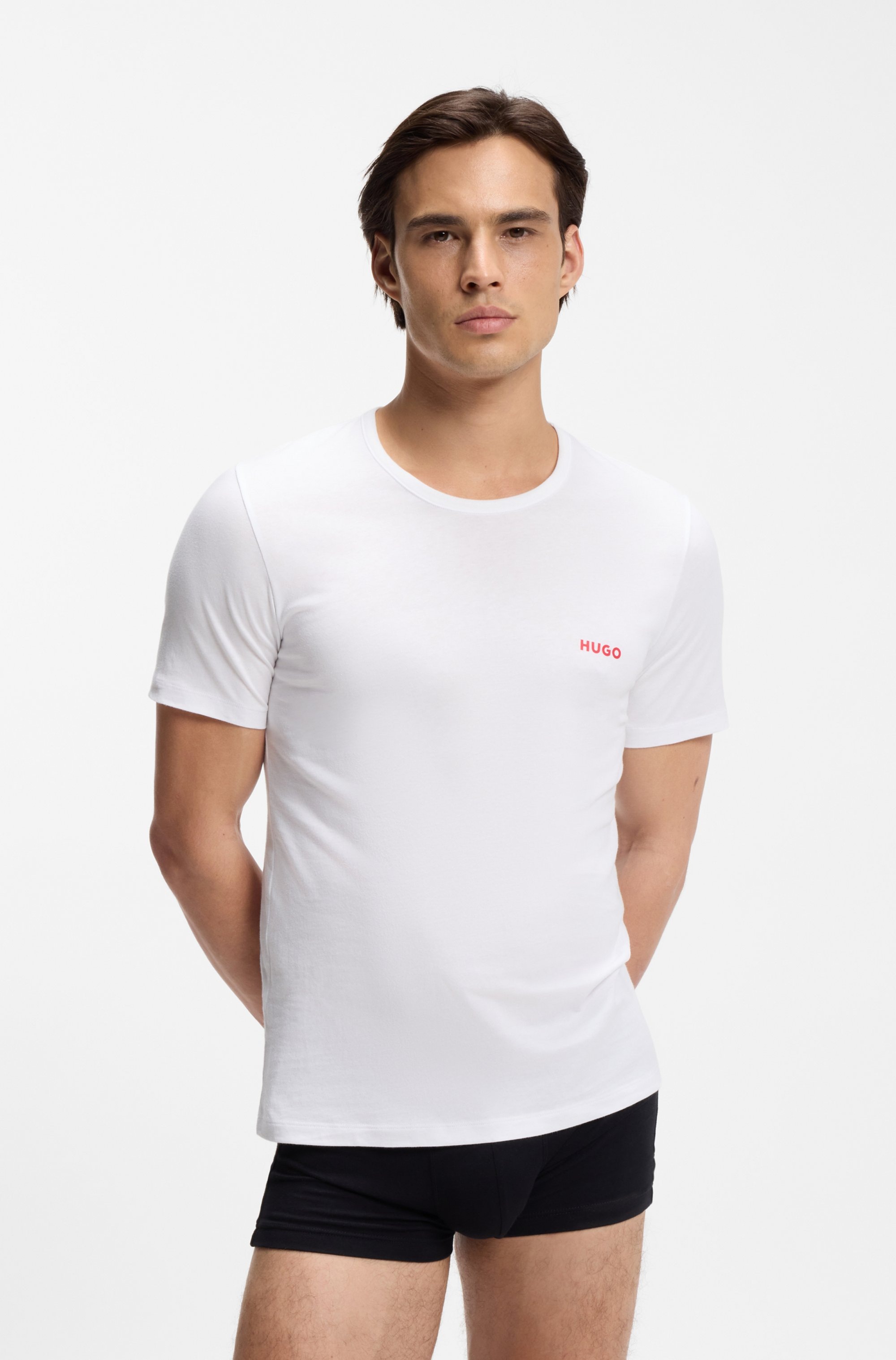 HUGO Underwear T-shirt »RN TRIPL« Packung, 3 pièces mit Rundhalsausschnitt