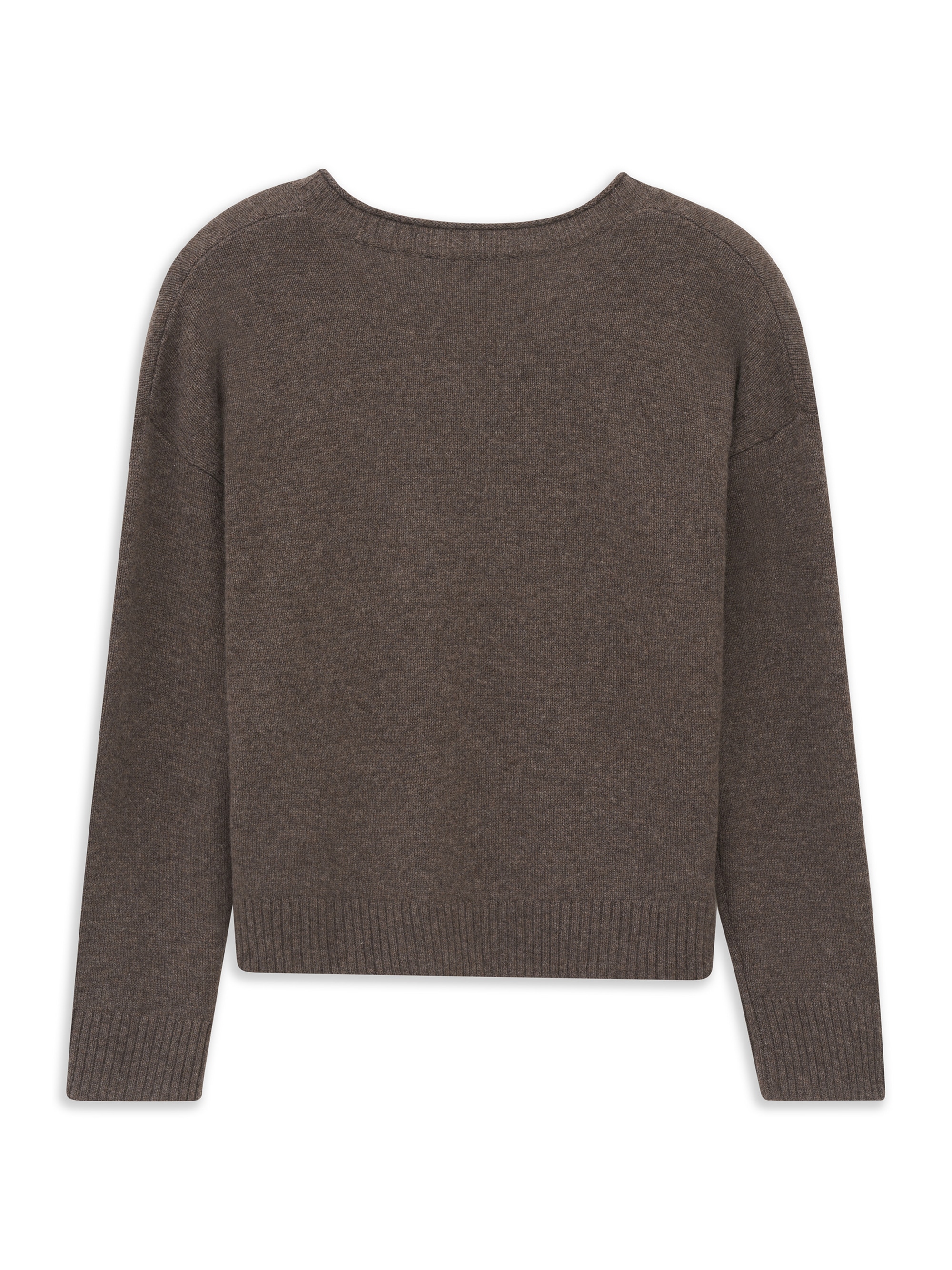 bugatti Pull col V »Regular Fit« Col en V, coupe régulière, cachemire