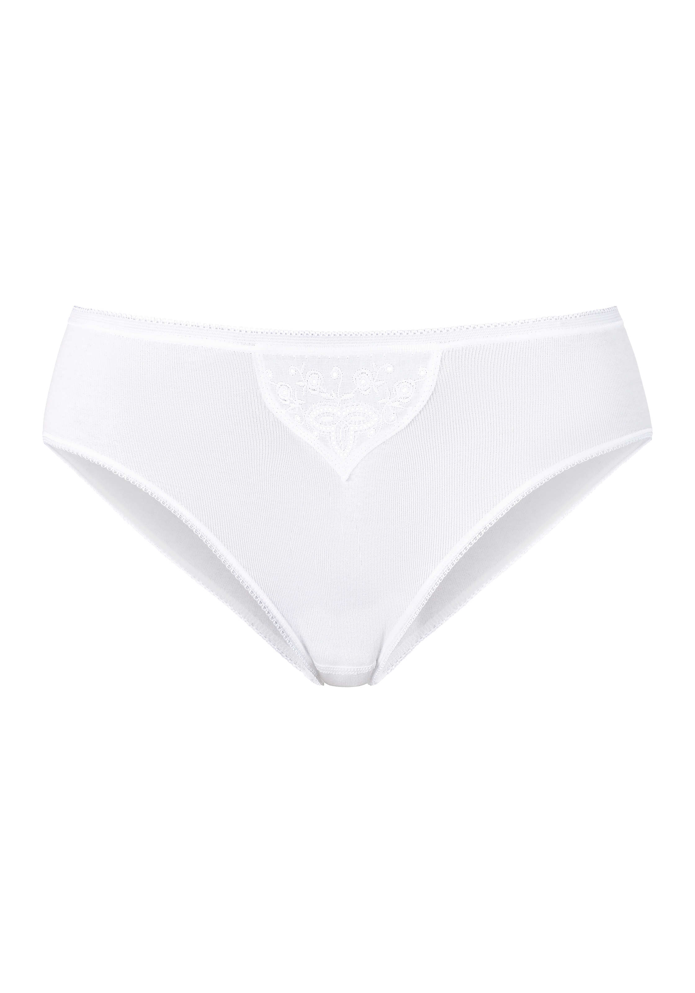 Schiesser Slip tai »"Cotton Essentials"« 2er-Pack,  mit zarten Stickerei-Motiven