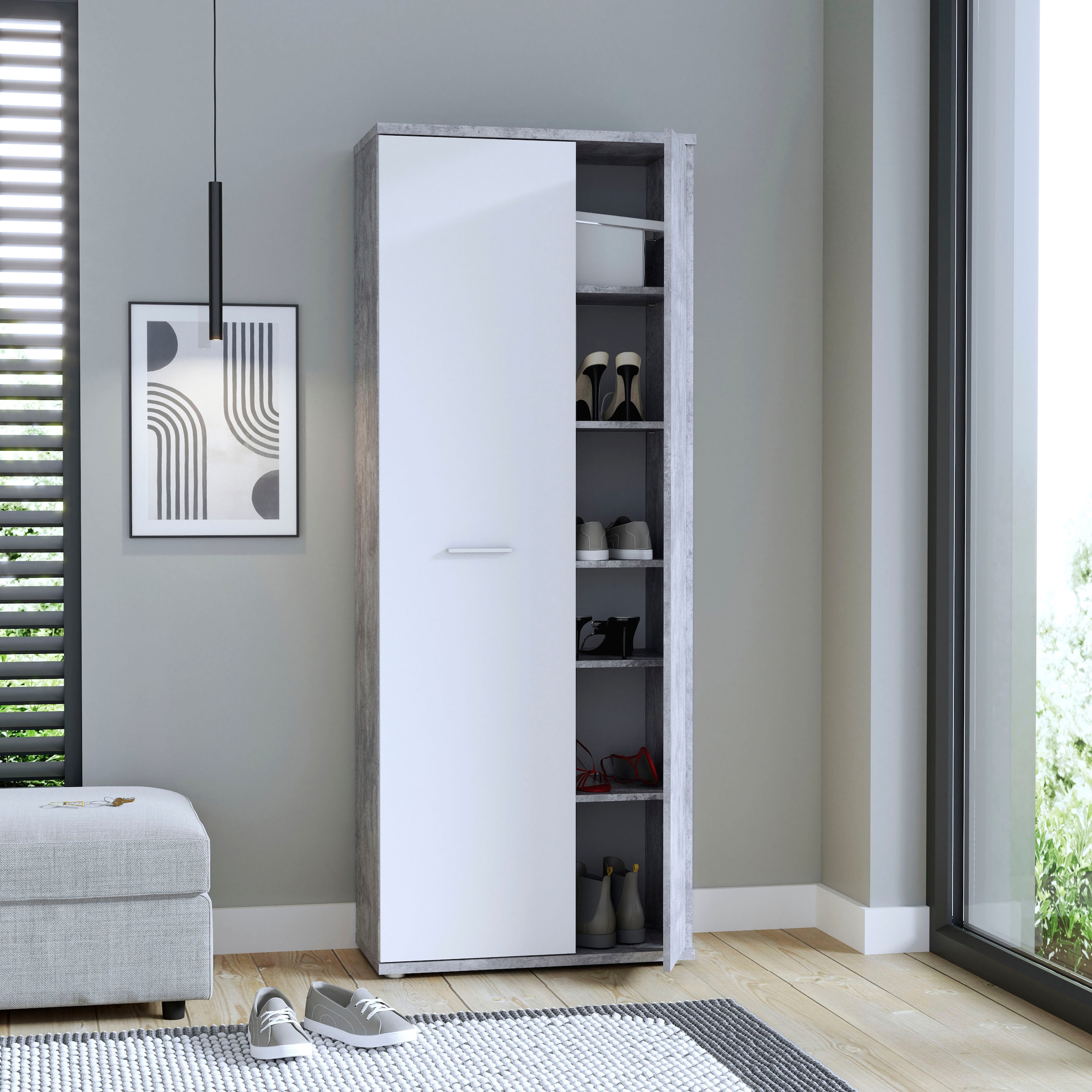 FORTE Armoire à chaussures »Netty« Hauteur env. 179 cm
