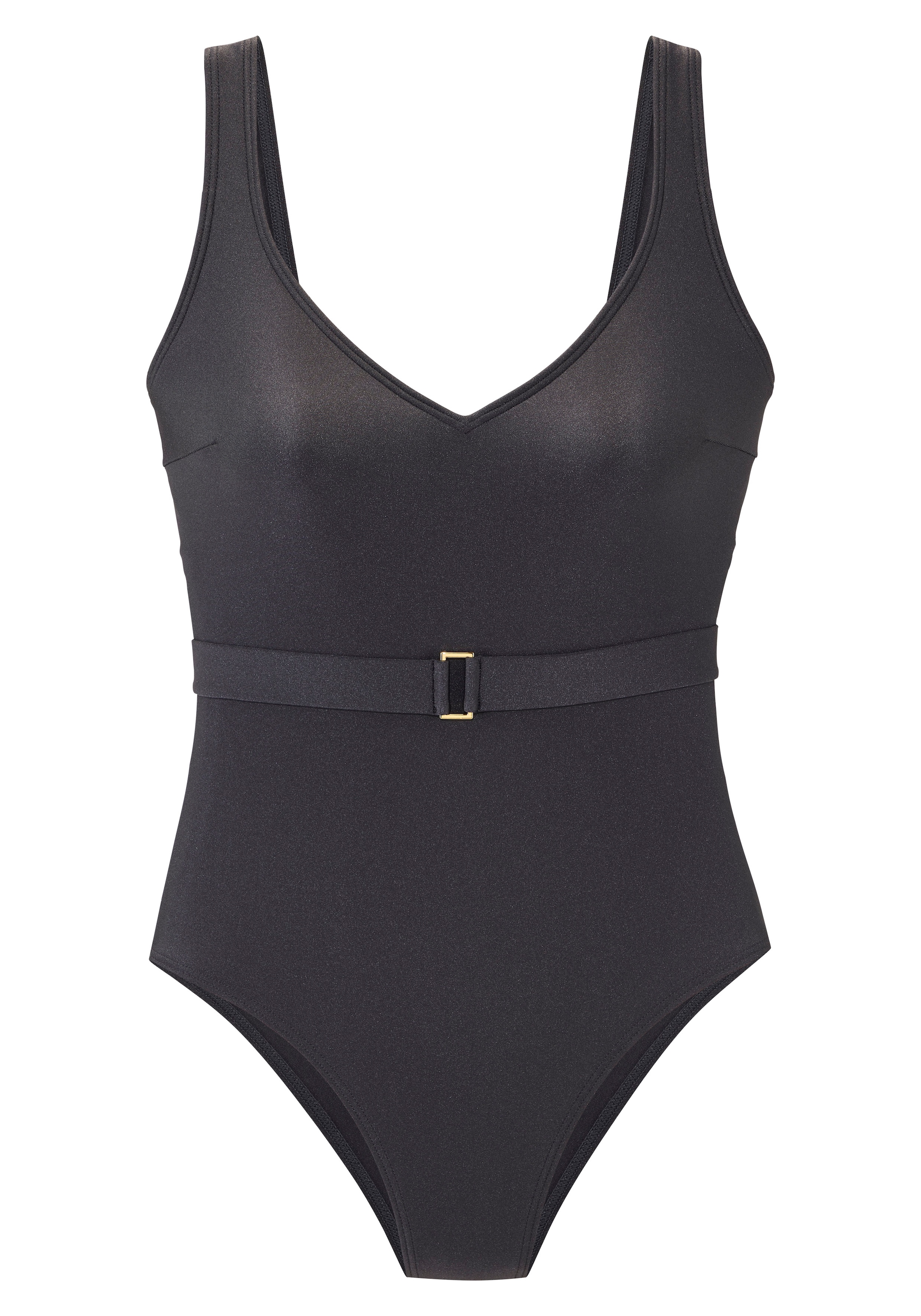 LASCANA Maillot de bain Mit goldfarbener Schnalle