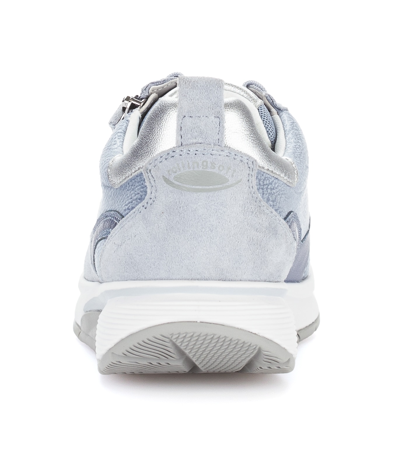 rollingsoft Baskets à plateforme  chaussure de loisirs, chaussure basse, chaussure à lacets avec empiècement contrastant, largeur G