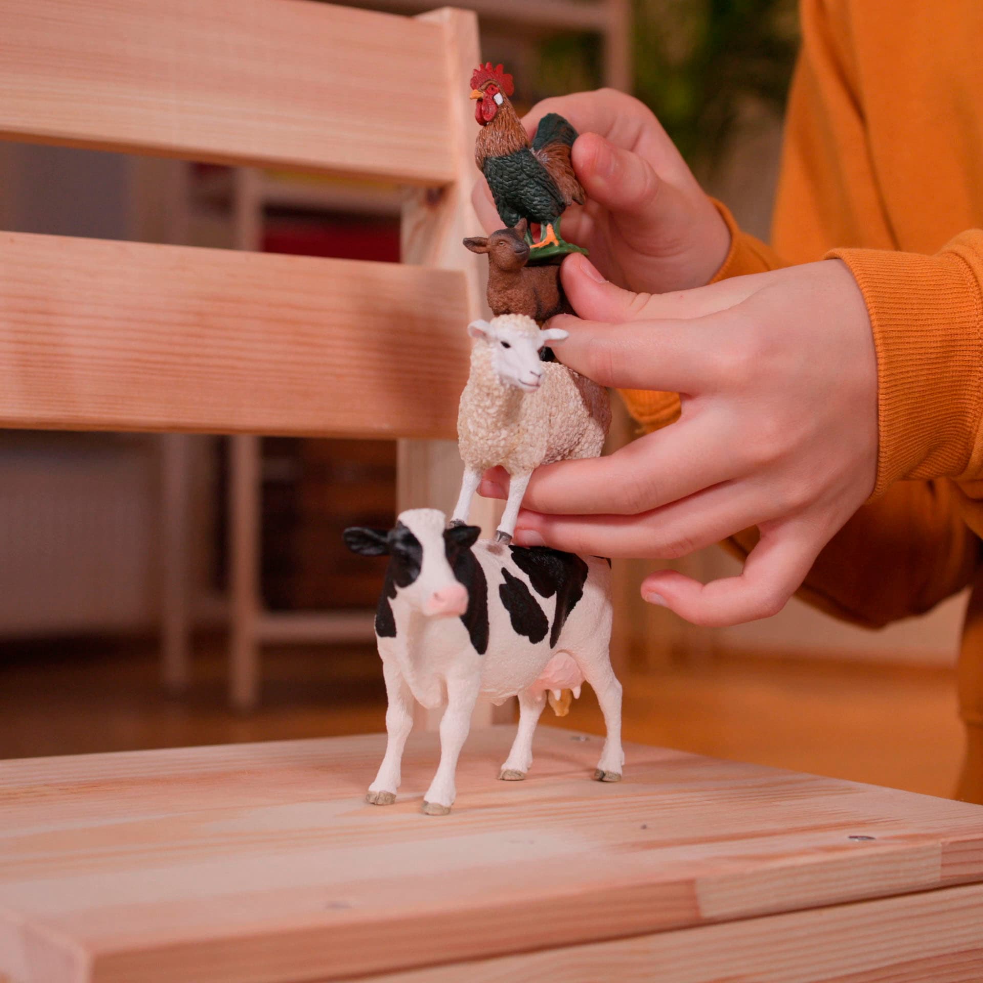 Schleich® Personnage de jeu »FARM WORLD, Bauernhof Starter-Set (42729)«