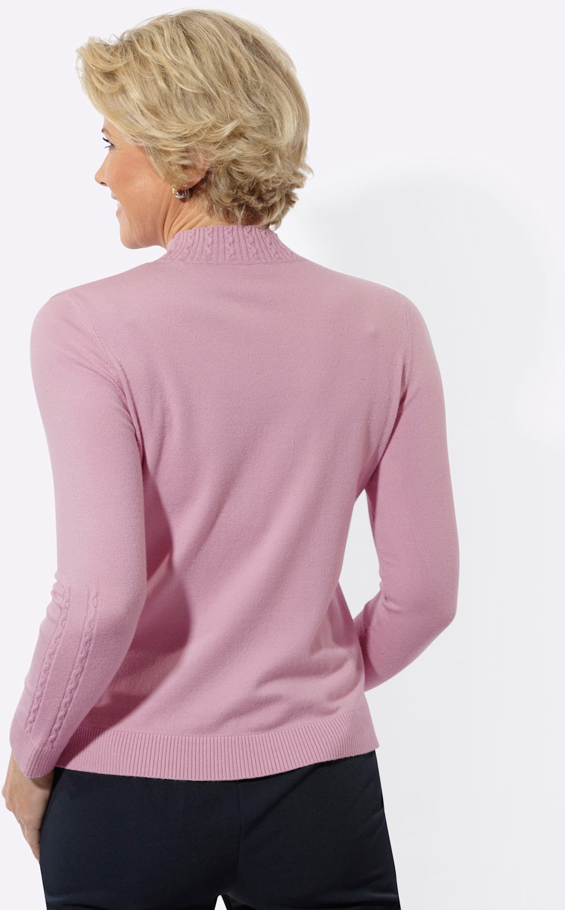 Classic Pull à col montant »Stehkragen-Pullover«
