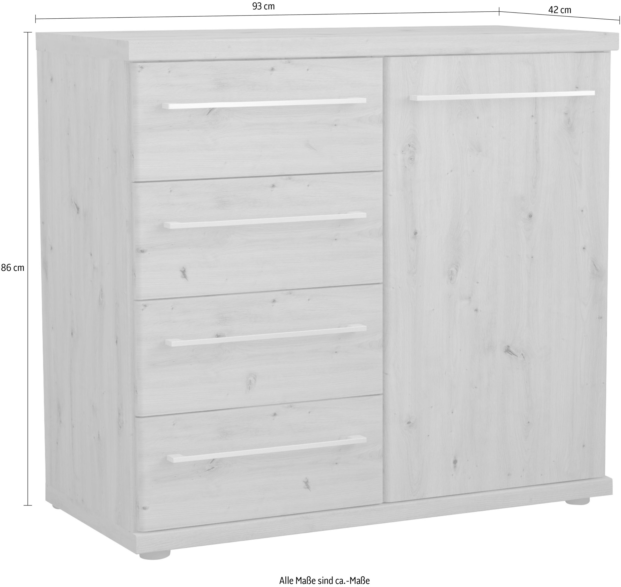 WIEMANN Kombikommode »Mainau« vormontiert