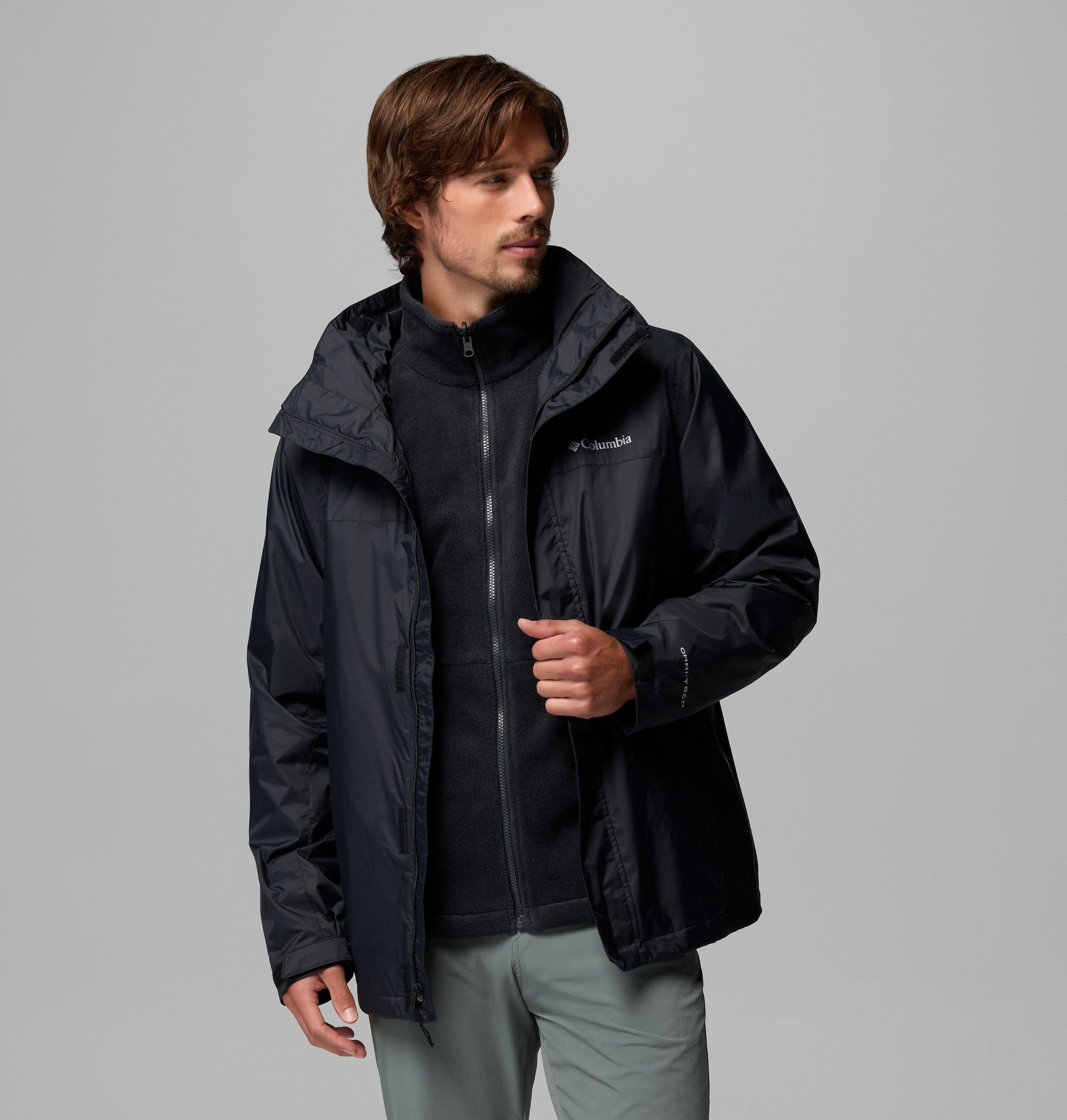 Columbia 3-in-1-Funktionsjacke »Watertight Interchange Jacket« 2 Stk. tlg. mit Reissverschluss, wärmeisolierend, wasserabweisend, windabweisend