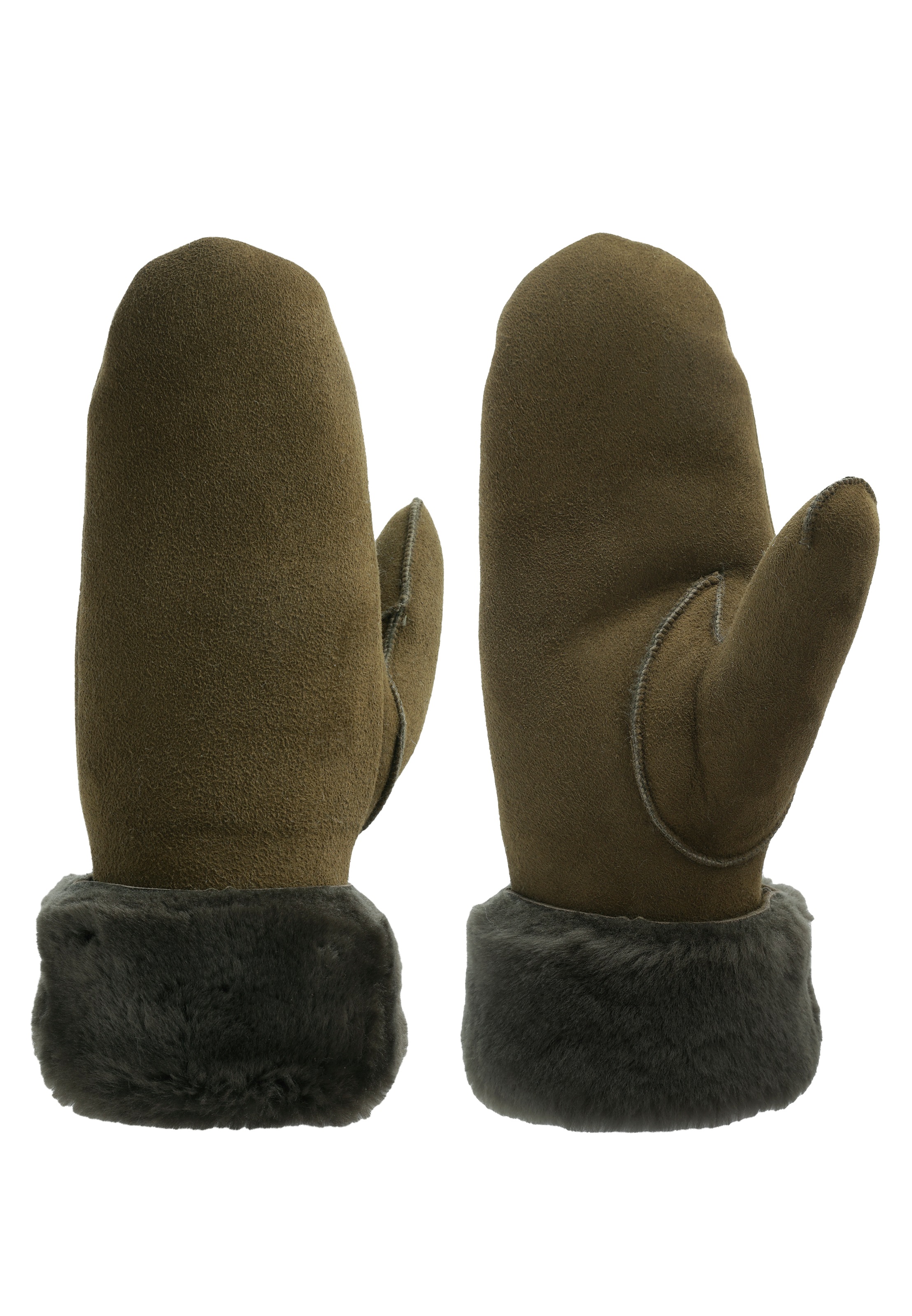 PEARLWOOD Lederhandschuhe »FIONA« 1 Paar,  Velourleder, Fausthandschuh, warm gefüttert