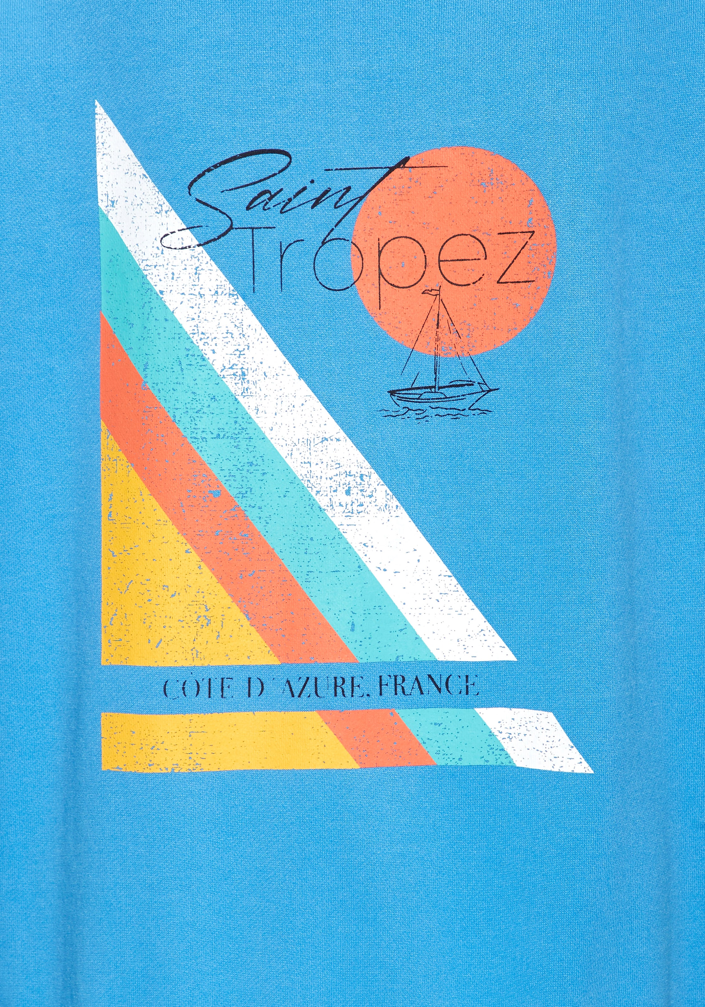 Bench. Kapuzenpullover mit grossem Printdruck auf dem Rücken, Loungewear