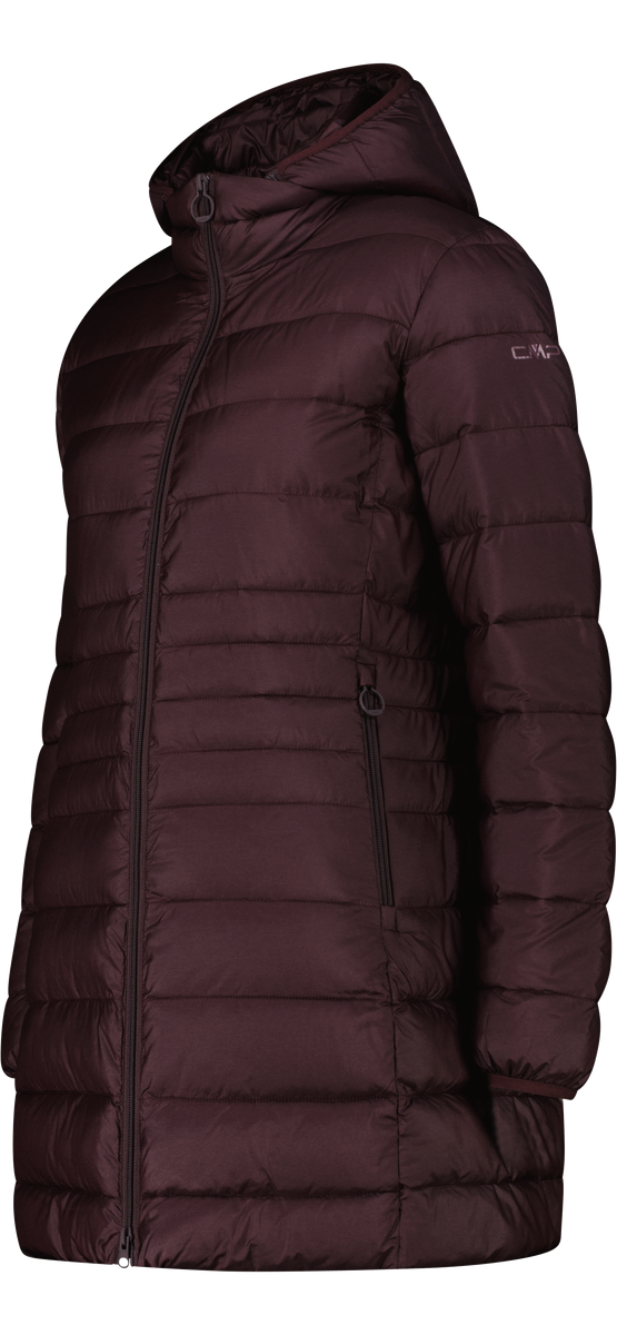 CMP Manteau matelassé »WOMAN PARKA ZIP HOOD« avec capuche amovible, style sportif, en nylon et polyester