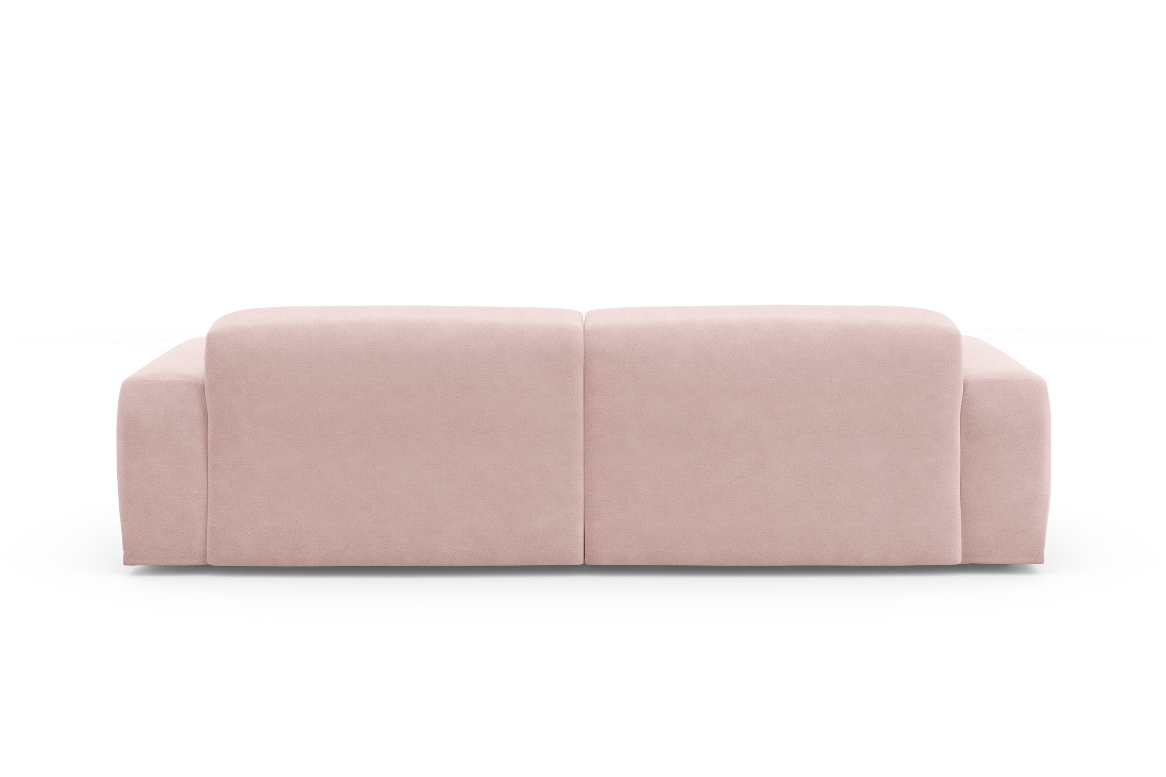 TRENDMANUFAKTUR Canapé d'angle »Braga 255 cm, hochwertiger Kaltschaum, L-Form , Japandi-Stil« Canapé moderne, sofa avec grand confort d’assise, 255/72/160 cm (L/H/P)