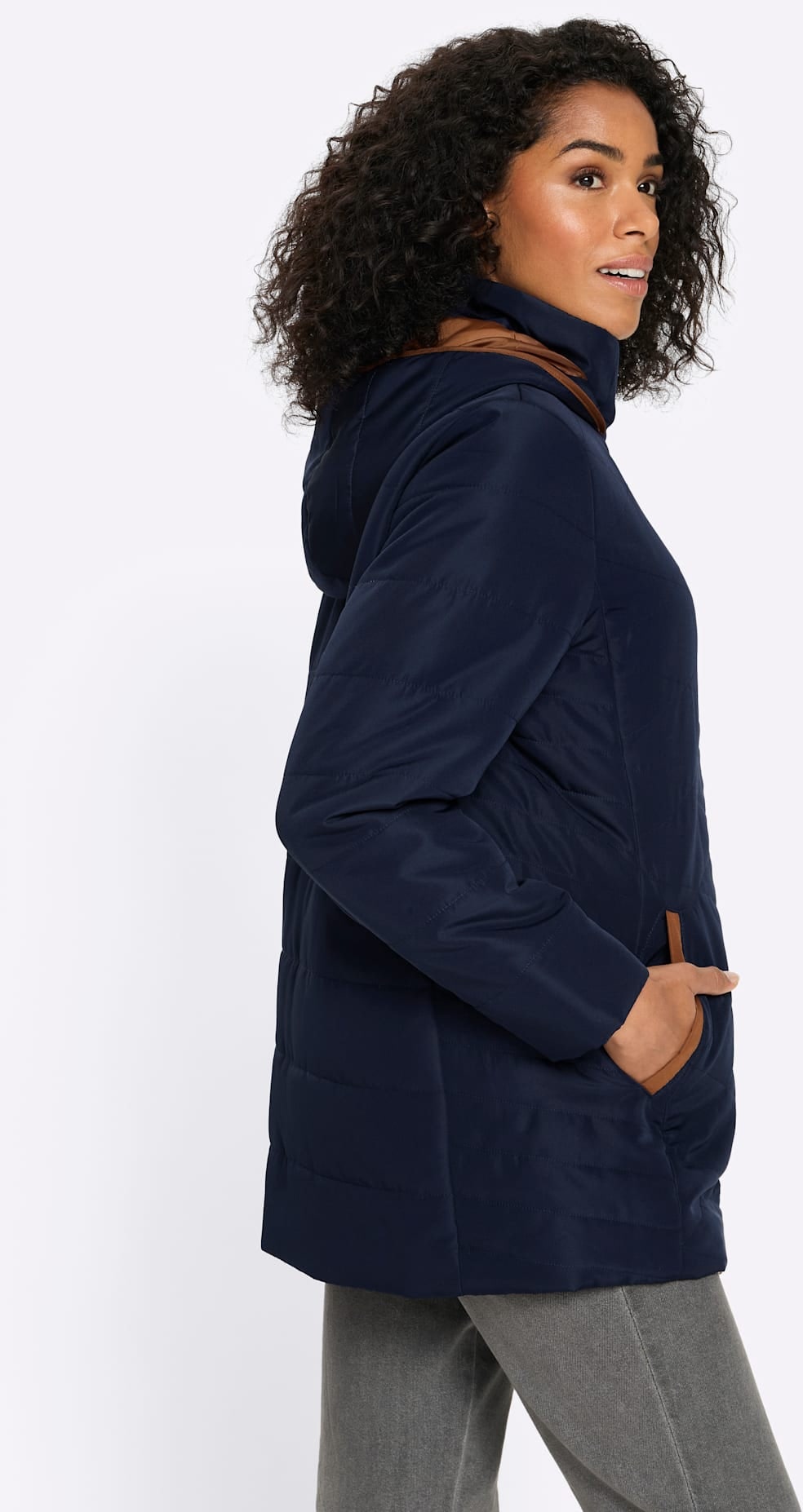 Classic Basics Veste matelassée mit Kapuze