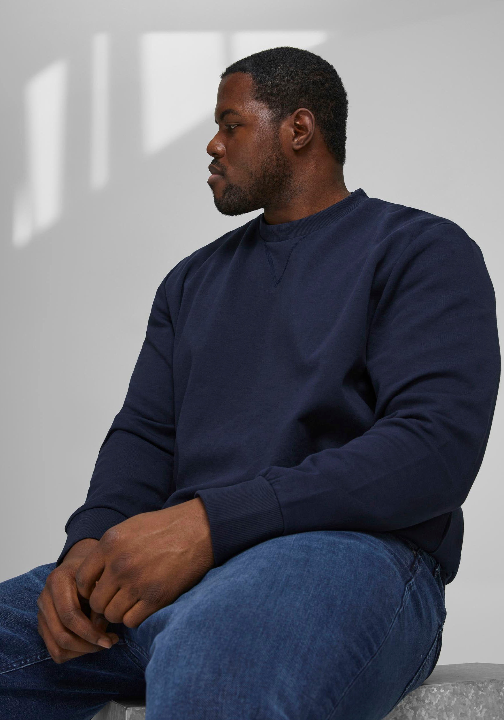 Jack & Jones PlusSize Sweatshirt »BASIC SWEAT CREW NECK«
