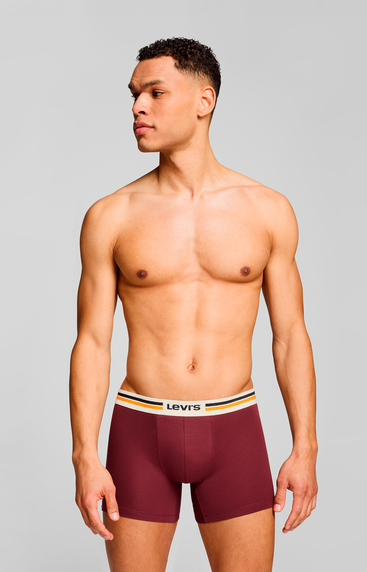 Levi's® Boxers »LEVIS MEN PL SPW LOGO BOXER BRIEF ORG 2P« 2er Pack,  mit breitem Logobund