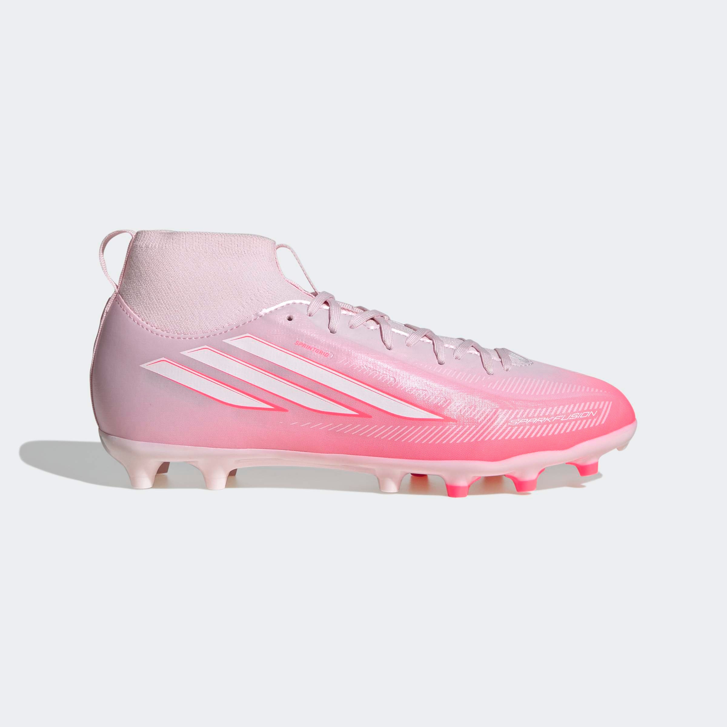 adidas Performance Fussballschuh »F50 SPARKFUSION LEAGUE KIDS , FESTE BÖDEN / KUNSTRASEN, HALBHOCH GESCH«  für Rasen und Kunstrasenplätze geeignet, für Jugendliche & Kinder