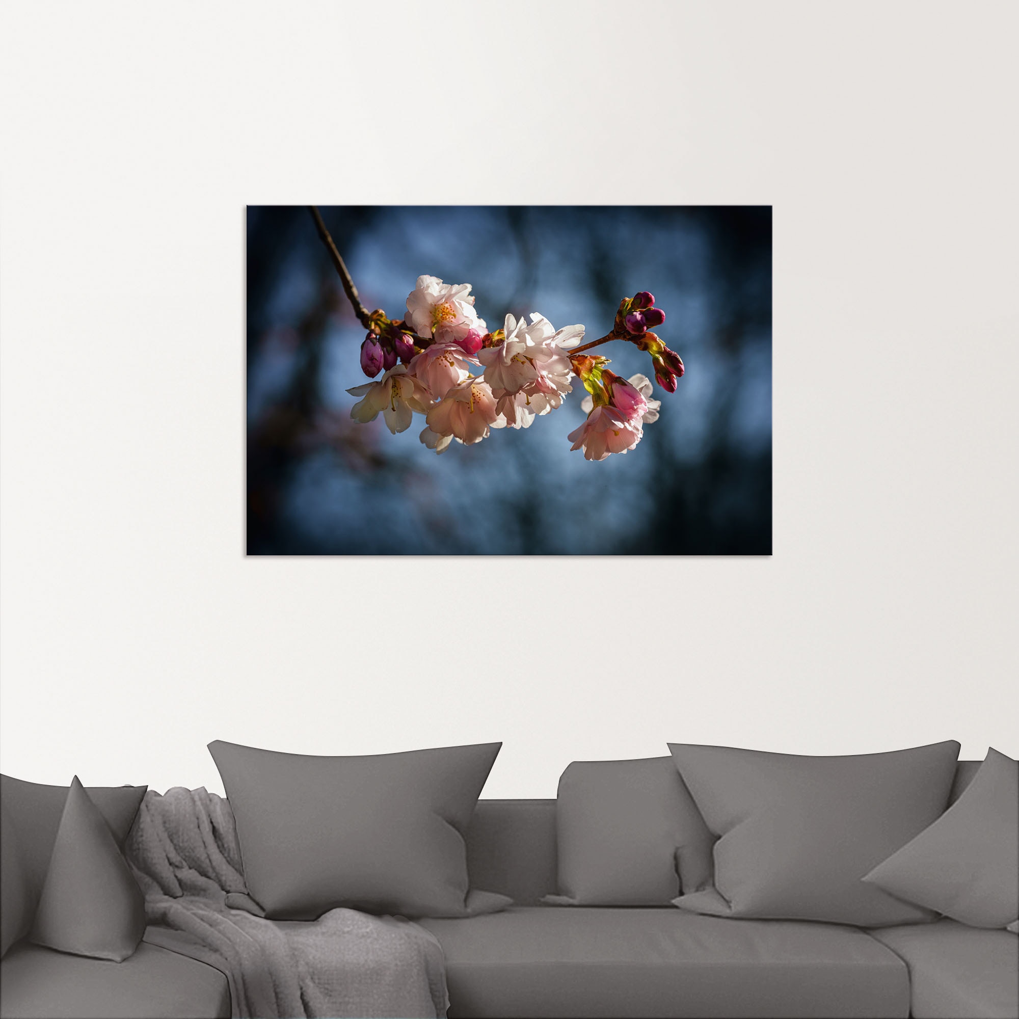 Artland Impression alu-dibond »Kirschblüte im Frühling« 1 cuis tlg. für Innen- und Aussenbereich geeignet, Outdoorbild