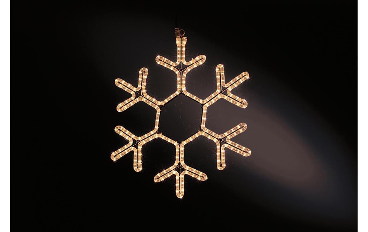 STT LED Dekofigur »Ice Flake 43 cm« Warmweiss