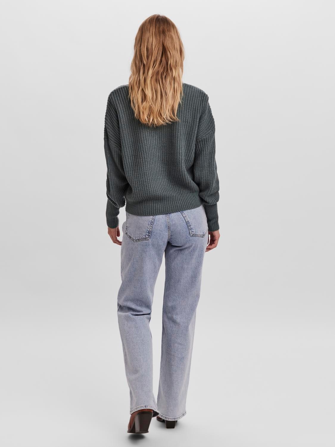 Vero Moda Veste en tricot »VMLEA LS V-NECK CUFF CARDIGAN NOOS« fibre synthétique, coupe régulière