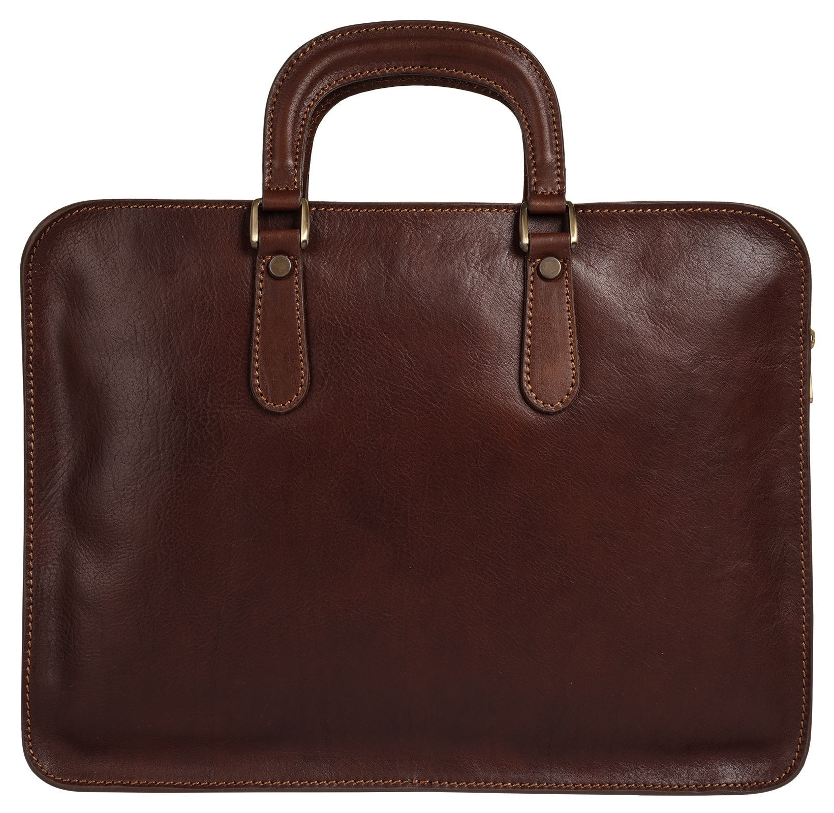 Piké Aktentasche echt Leder, Made in Italy