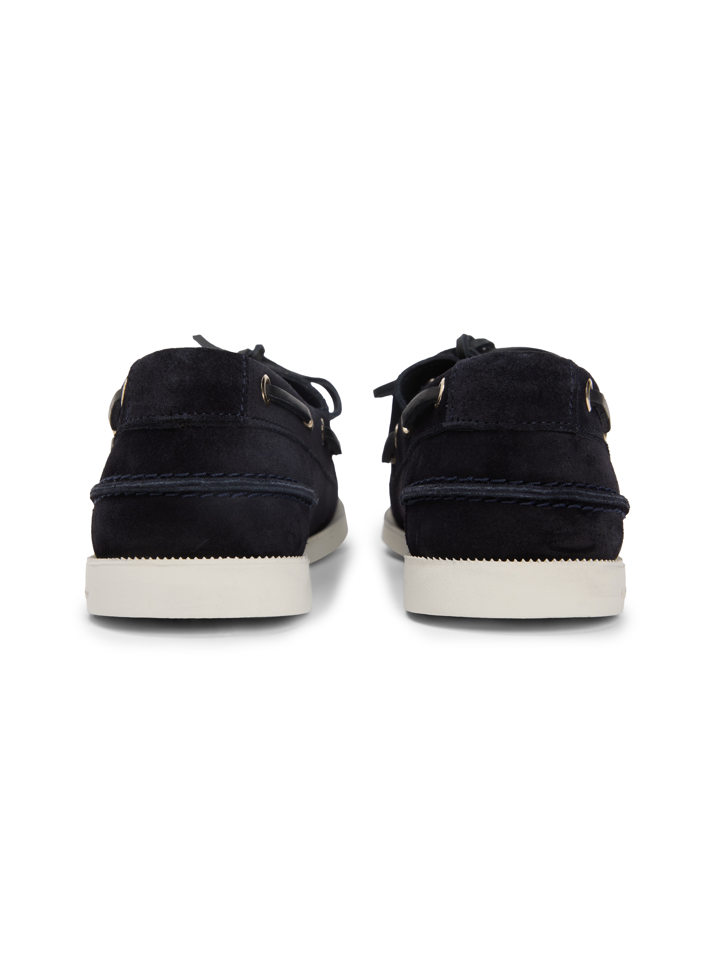 Tommy Hilfiger Bootsschuh »HILFIGER SUEDE BOAT SHOE«  Freizeitschuh, Halbschuh, Schnürer mit modischen Durchzügen