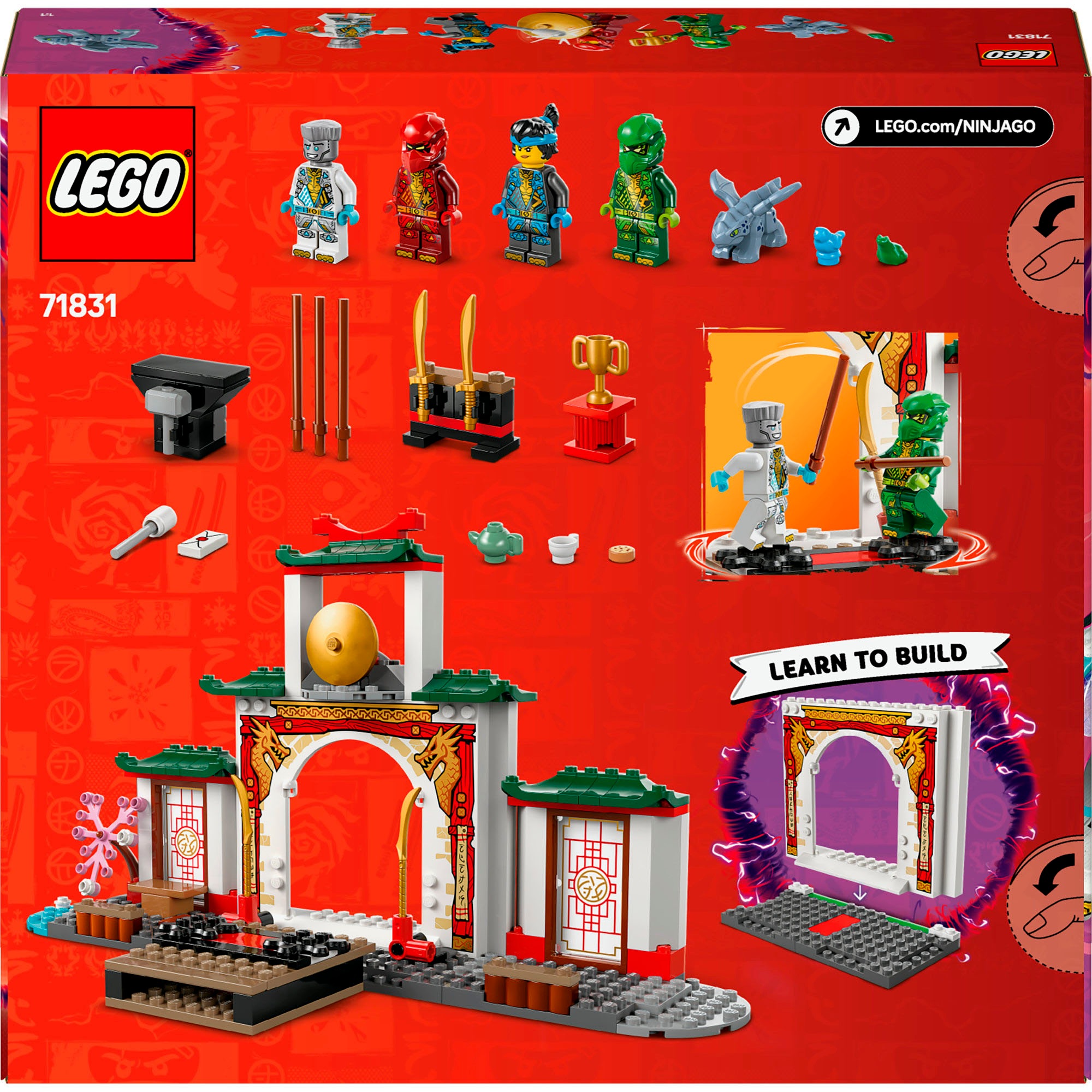 LEGO® Pions de construction »Spinjitzu-Tempel der Ninja (71831), LEGO Ninjago« Made in Europe